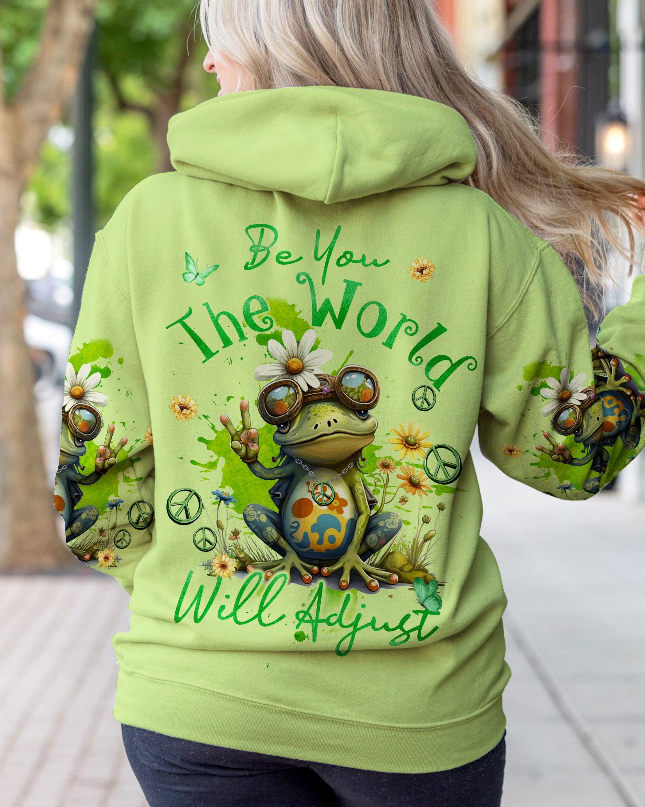 BE YOU THE WORLD WILL ADJUST ALL OVER PRINT - TYQY2408232