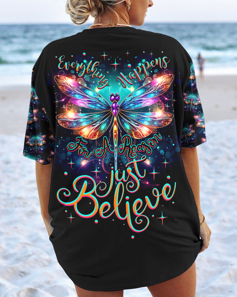 JUST BELIEVE DRAGONFLY ALL OVER PRINT - TY2706231