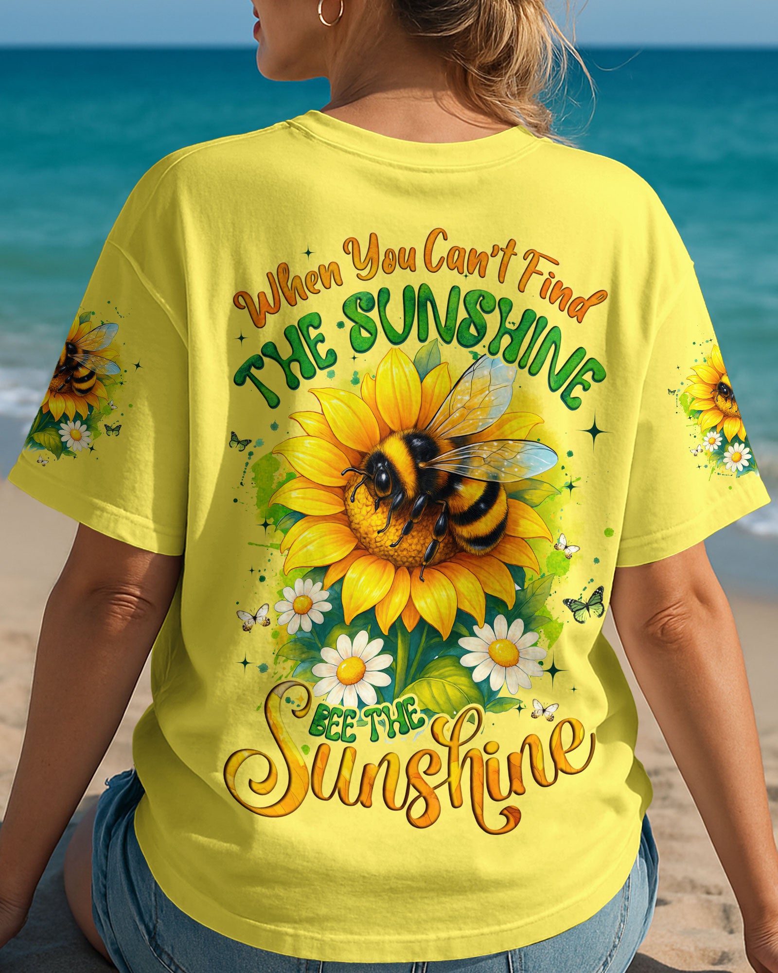 BEE THE SUNSHINE ALL OVER PRINT - TYQY1706252
