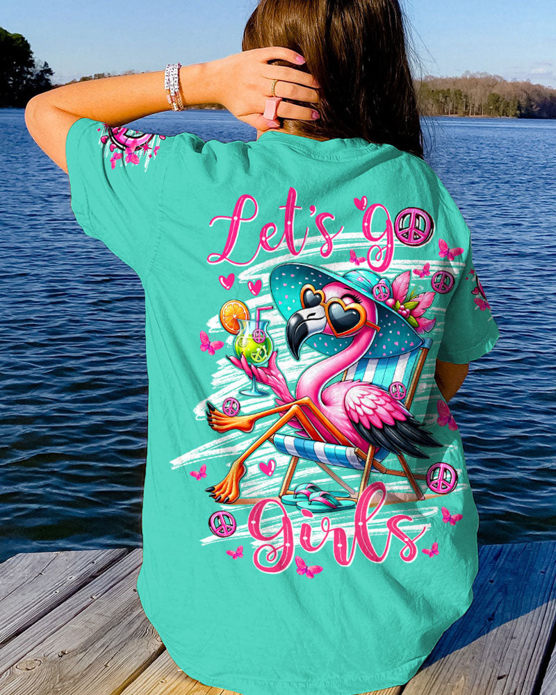 LET'S GO GIRLS FLAMINGO ALL OVER PRINT - TY1304243