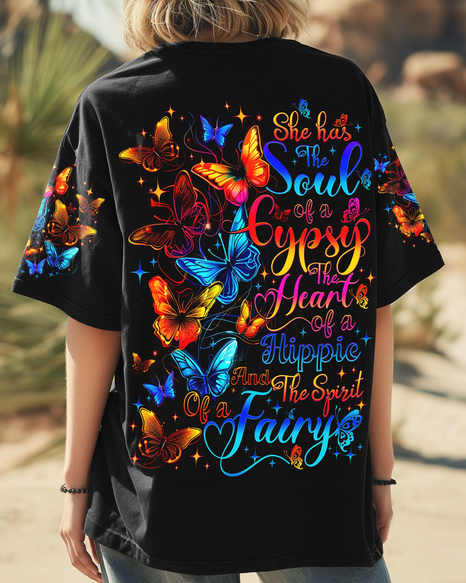 SPIRIT OF A FAIRY BUITTERFLIES ALL OVER PRINT - TY0810241