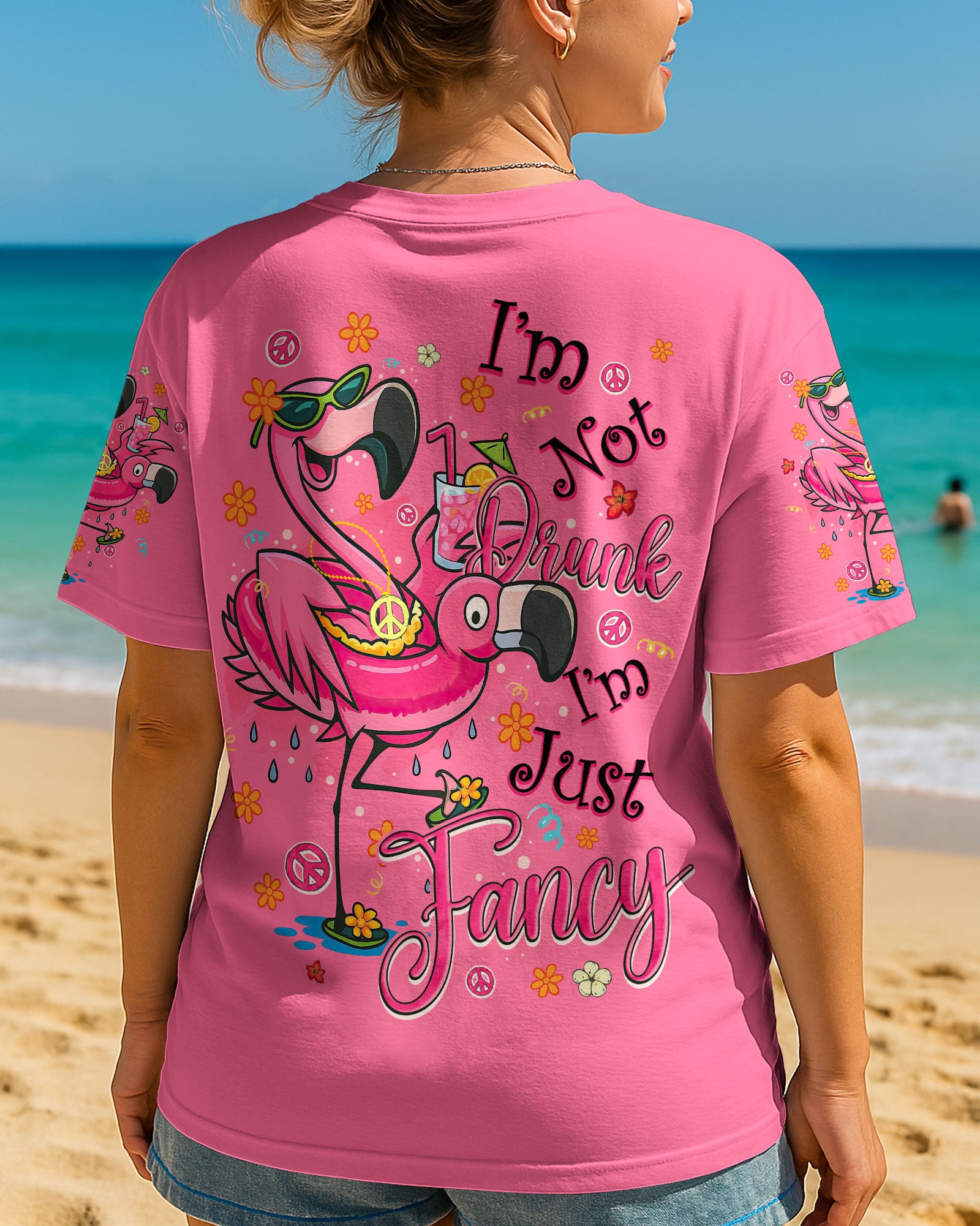 I'M JUST FANCY FLAMINGO ALL OVER PRINT - TYQY1404252