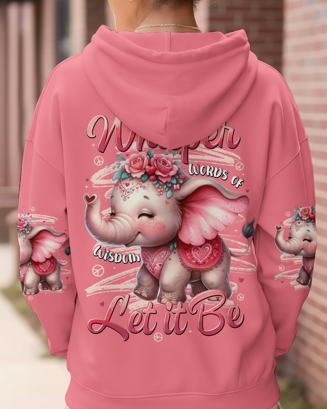 WHISPER WORDS OF WISDOM LET IT BE ELEPHANT ALL OVER PRINT - TYTD2410252