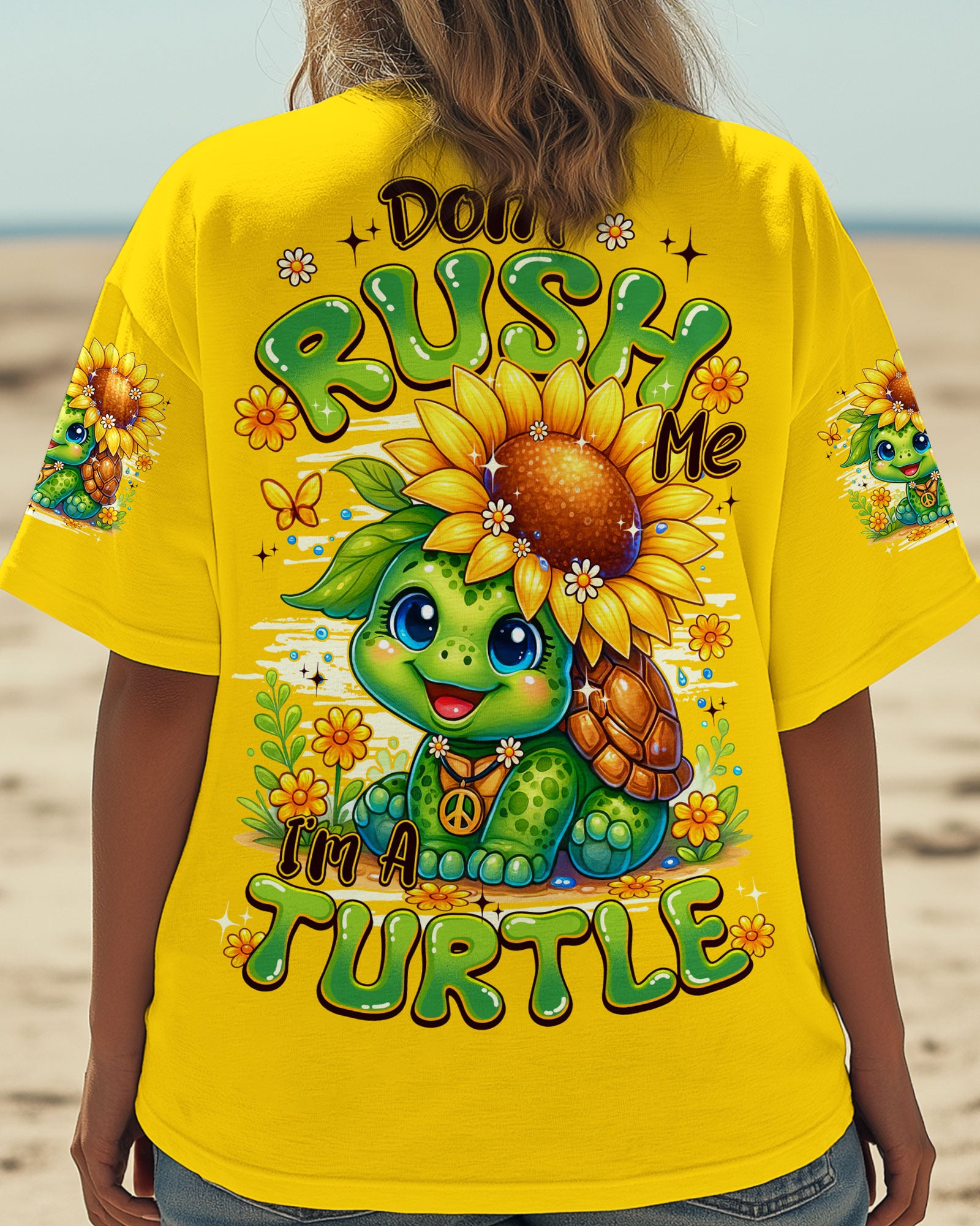 DON'T RUSH ME I'M A TURTLE ALL OVER PRINT - TY1109251