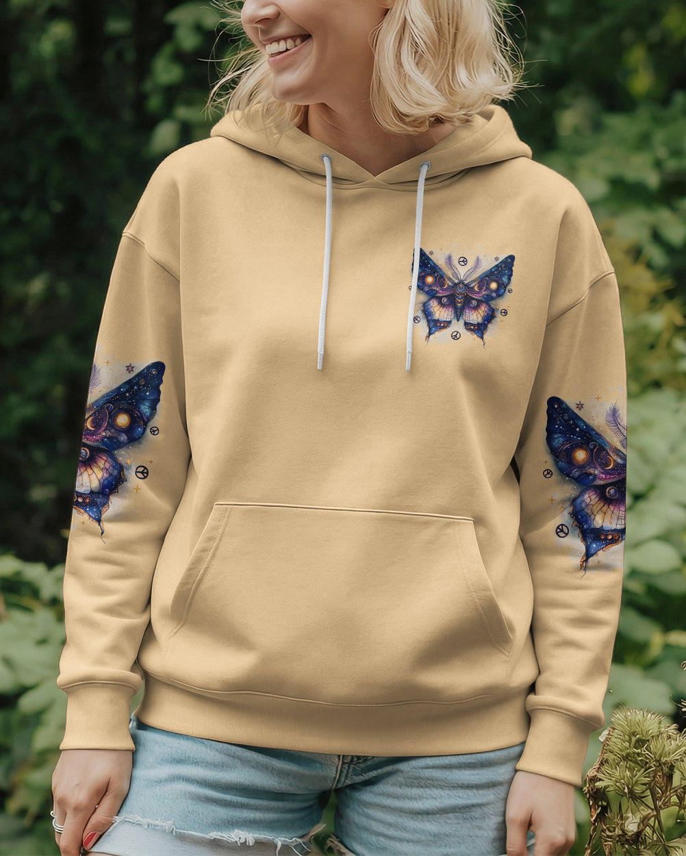 HELLO DARKNESS MY OLD FRIEND BUTTERFLY ALL OVER PRINT - TYTD0302251