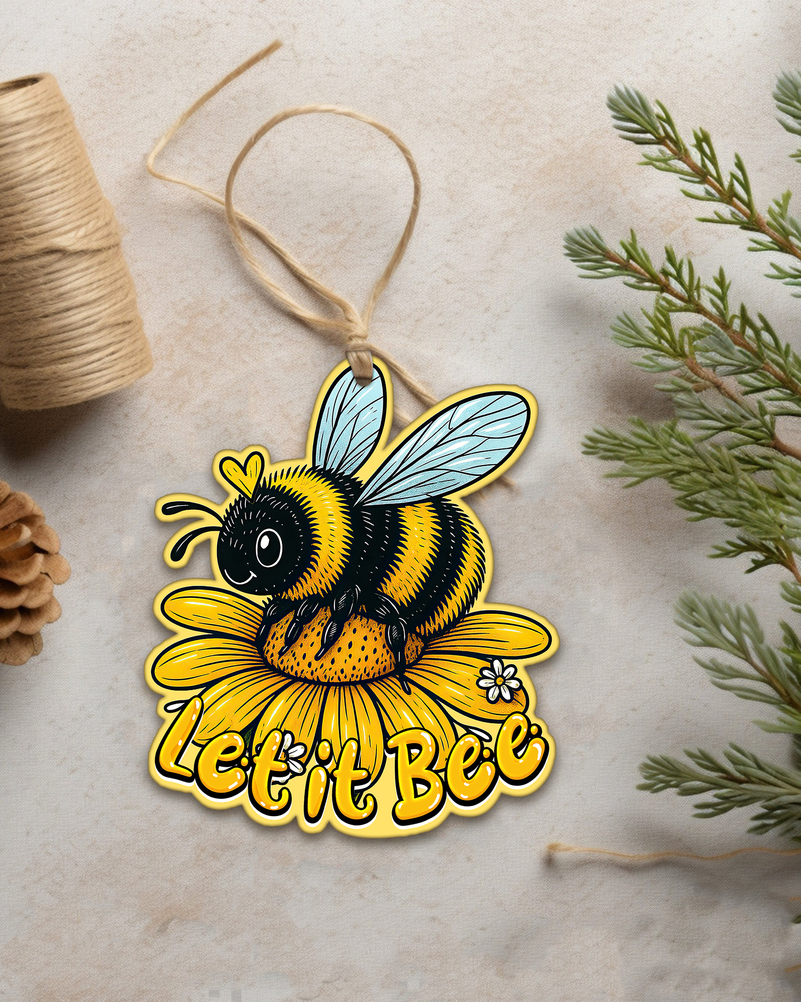 LET IT BEE ORNAMENT KEYCHAIN - TYQY0107253