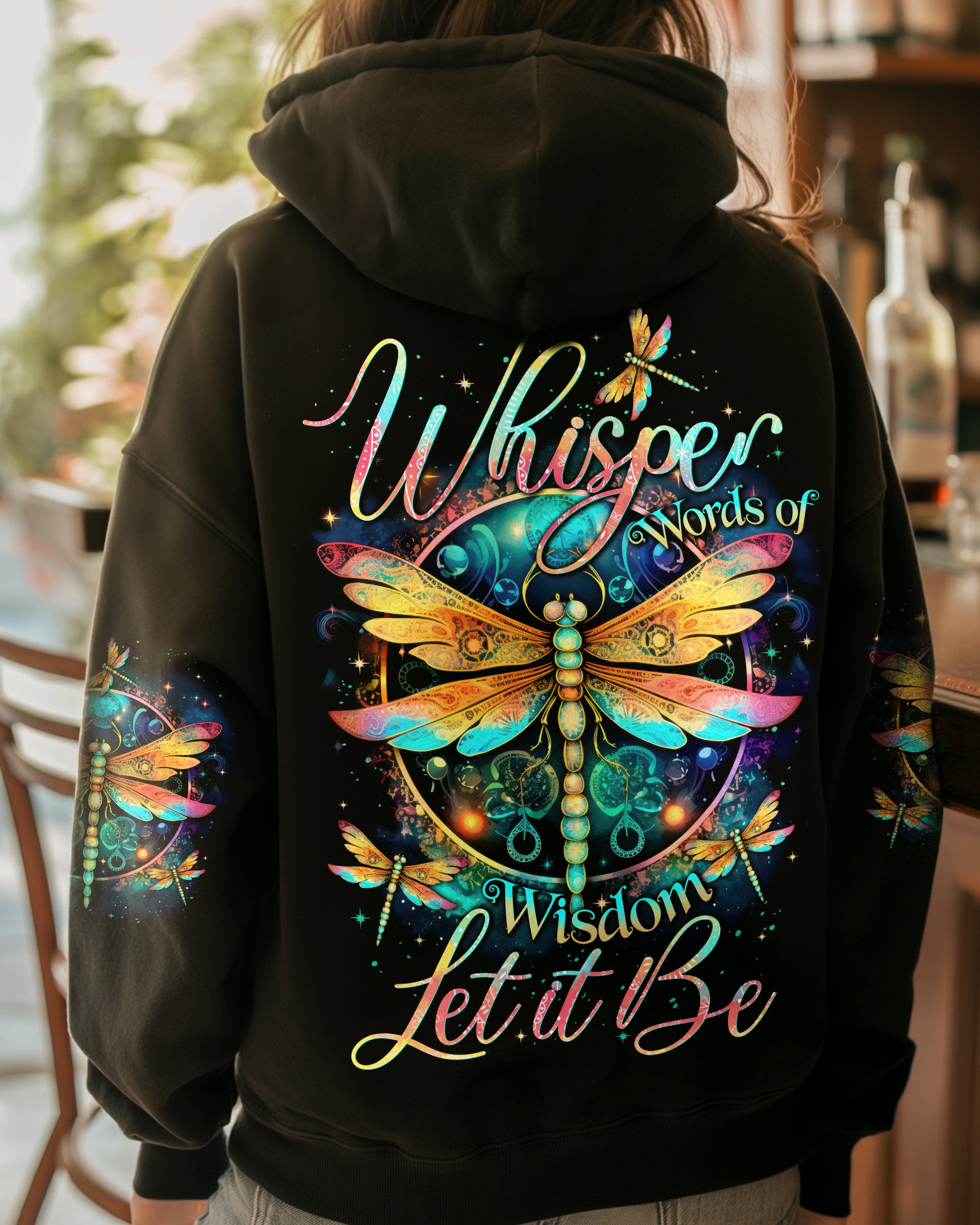 WHISPER WORDS OF WISDOM LET IT BE DRAGONFLY ALL OVER PRINT - TYTD1807251