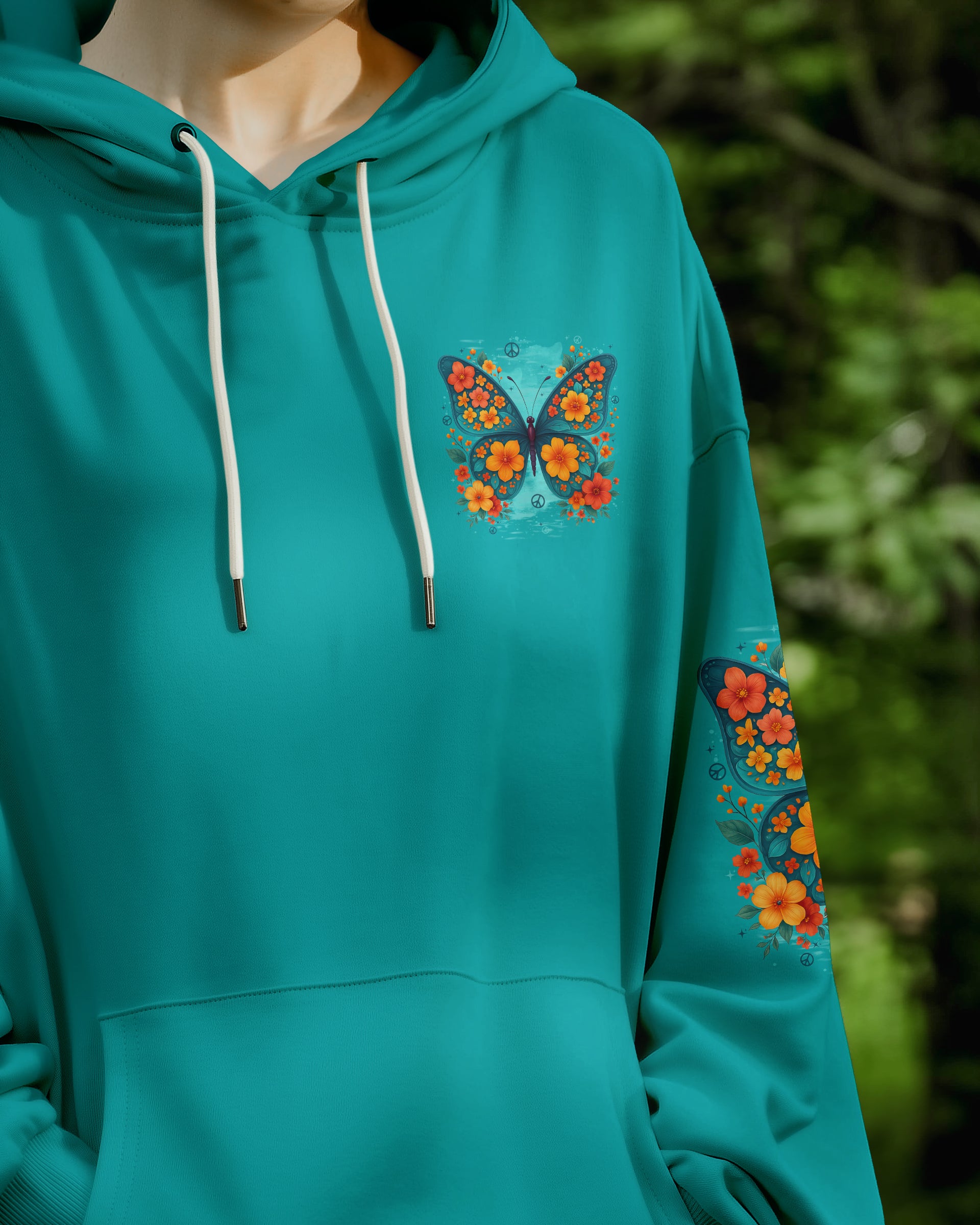IT'S OKAY TO NOT BE OKAY BUTTERFLY ALL OVER PRINT - TYTD0409251