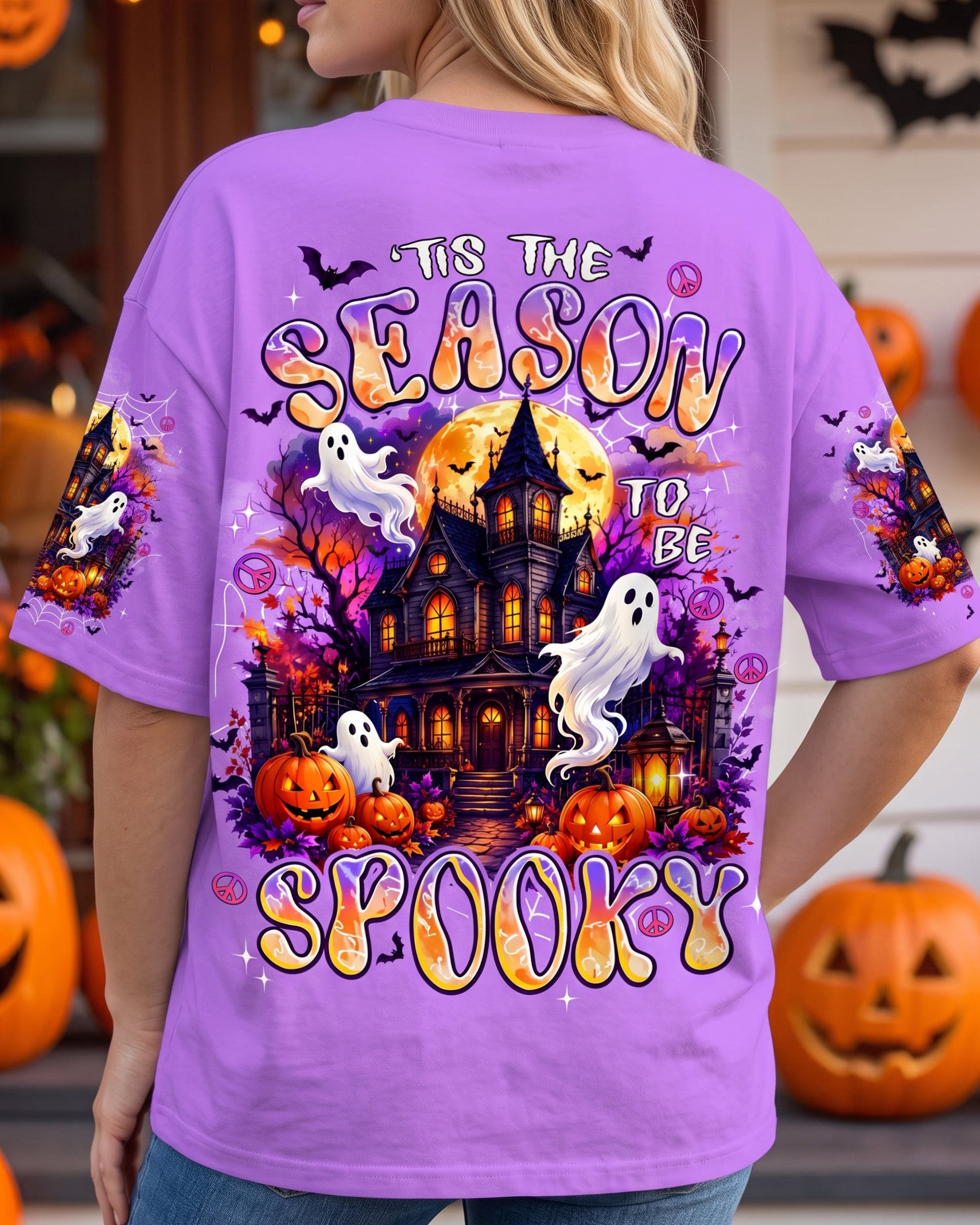 TIS THE SEASON TO BE SPOOKY HALLOWEEN ALL OVER PRINT - TYPQ2807261