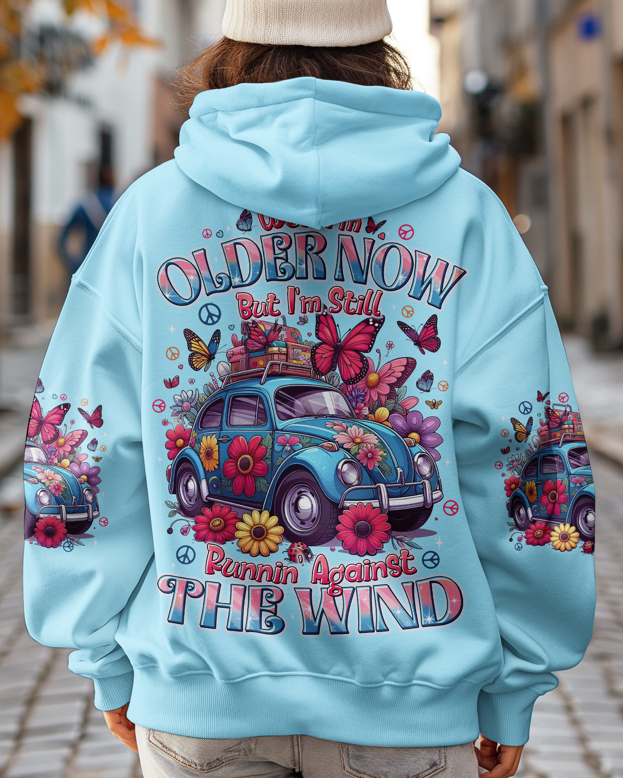 RUNNING AGAINST THE WIND HIPPIE CAR ALL OVER PRINT - TYTD0608253