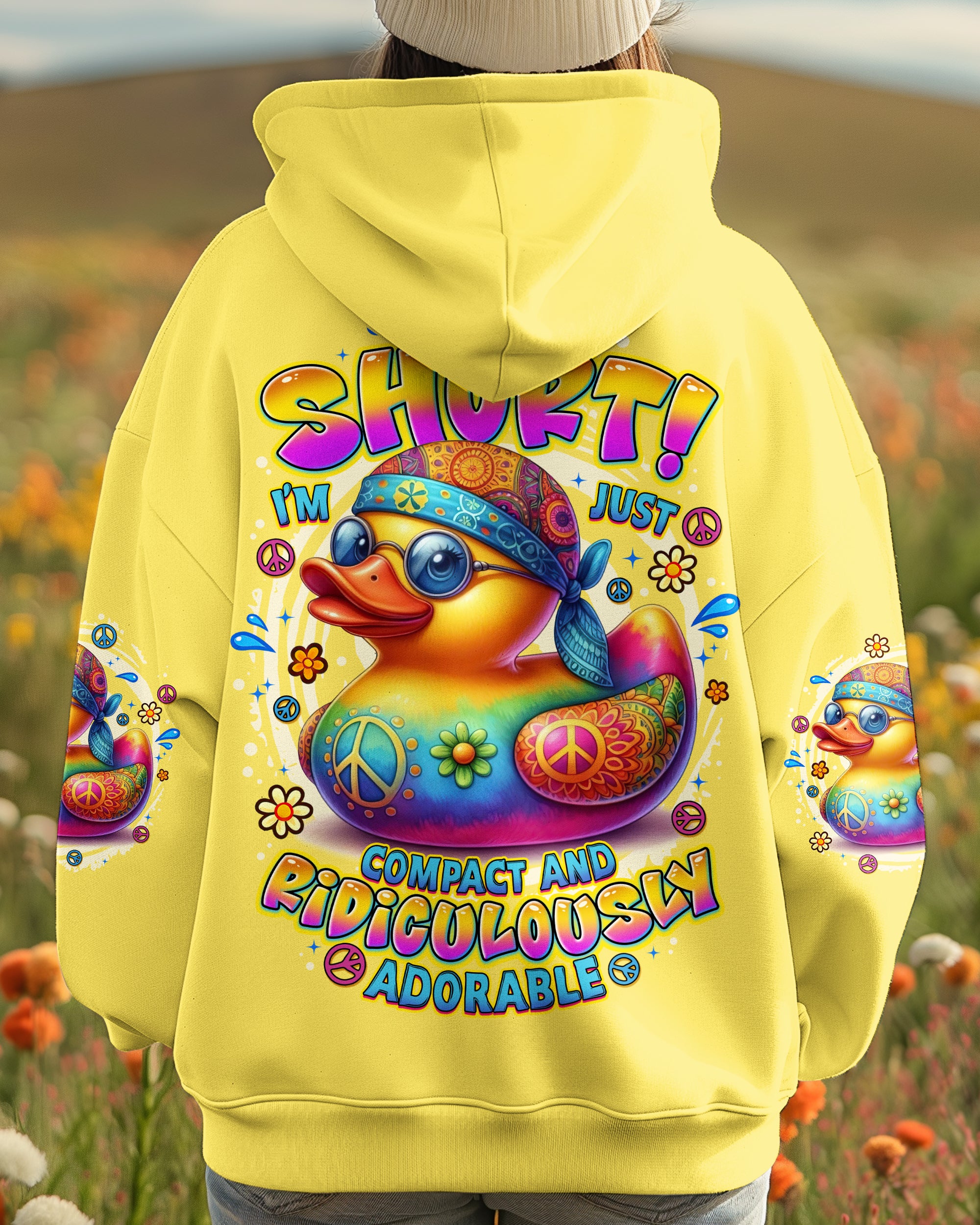I'M NOT SHORT DUCK ALL OVER PRINT - TYTD1508253