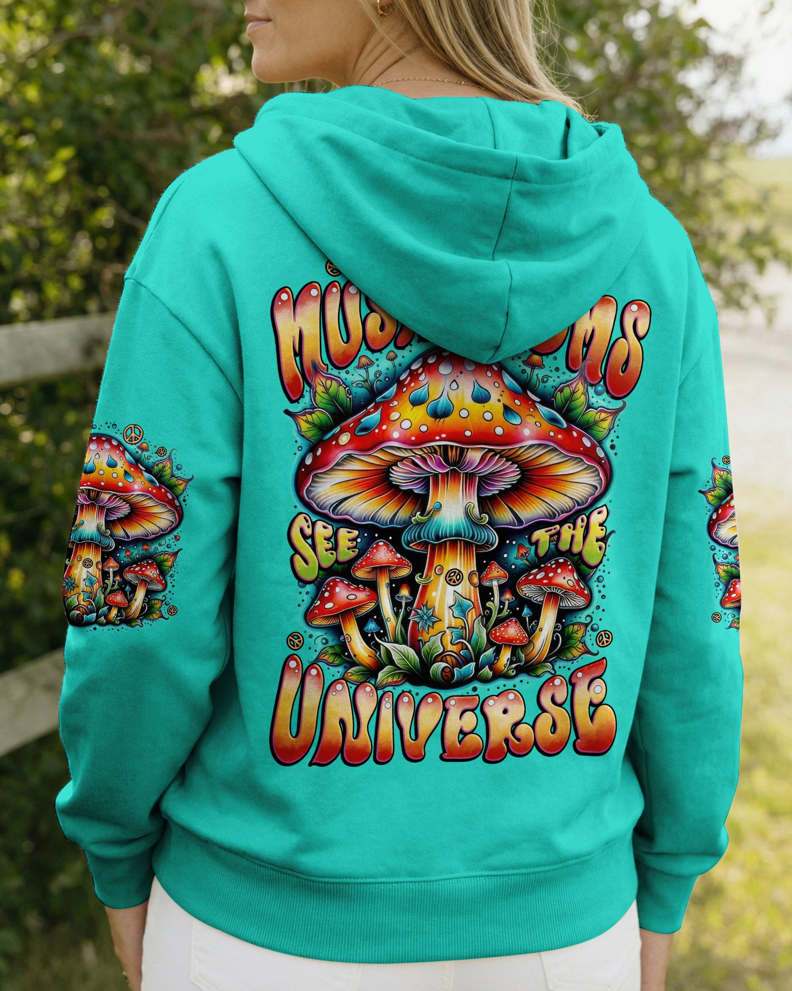 EAT MUSHROOMS SEE THE UNIVERSE ALL OVER PRINT - TYTD1202261