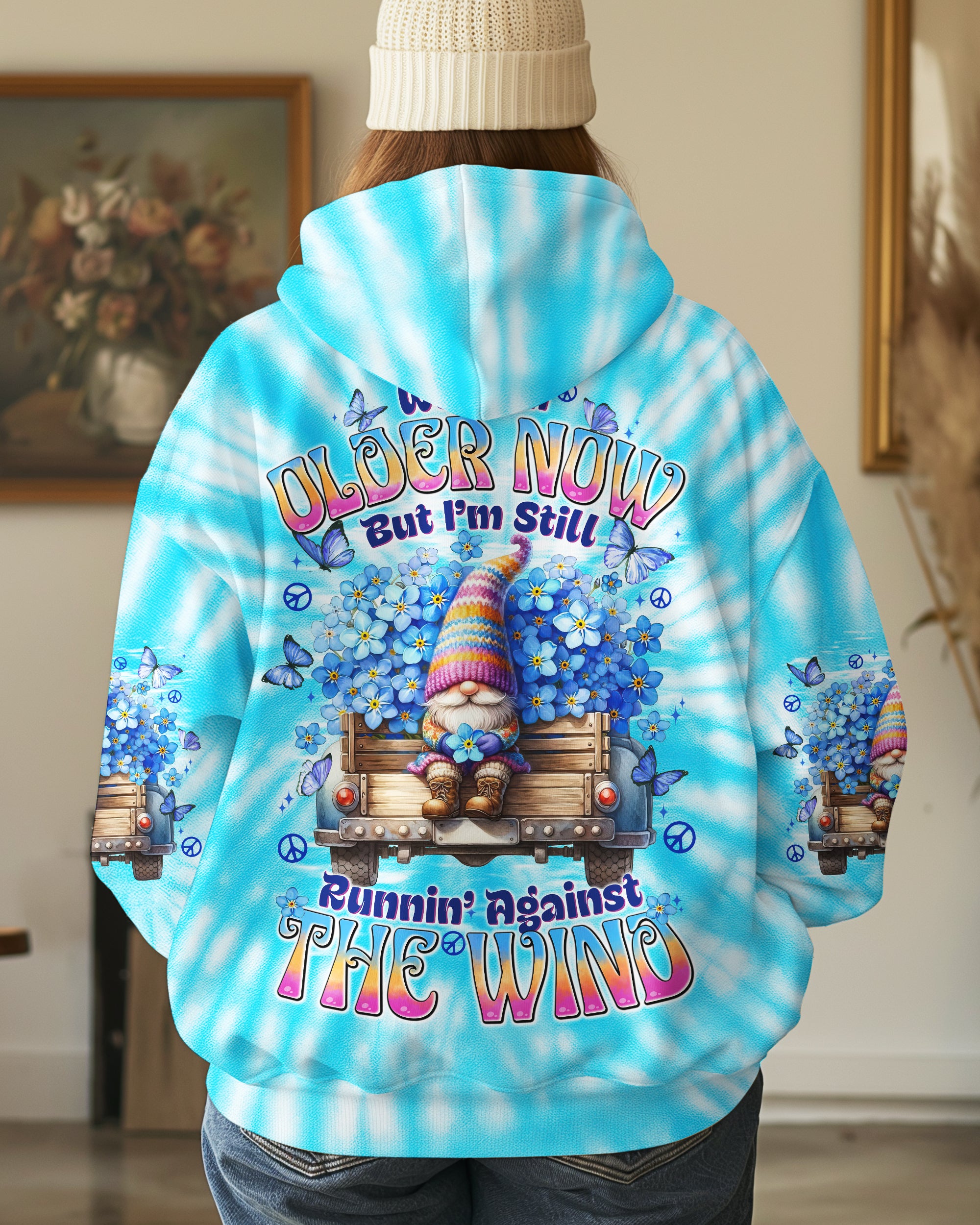 RUNNING AGAISNT THE WIND TIE DYE ALL OVER PRINT - TYTD1208251