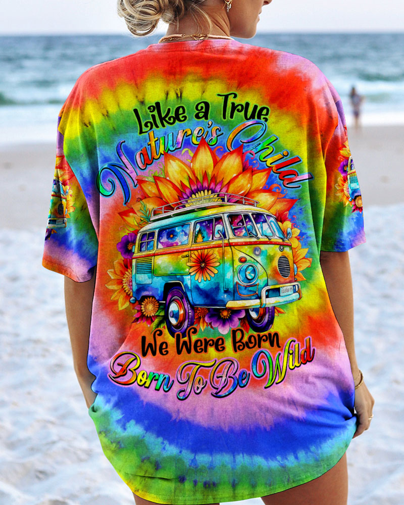 BORN TO BE WILD TIE DYE ALL OVER PRINT - TY0108231