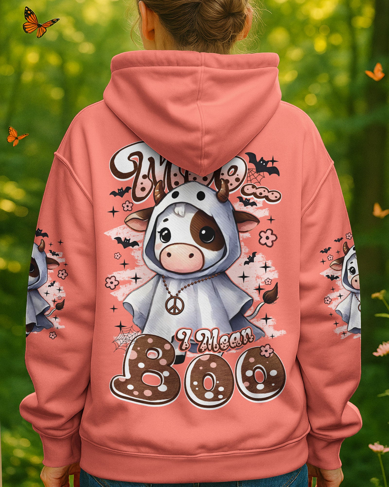 MOO I MEAN BOO HIPPIE HALLOWEEN ALL OVER PRINT - TYQY1407253