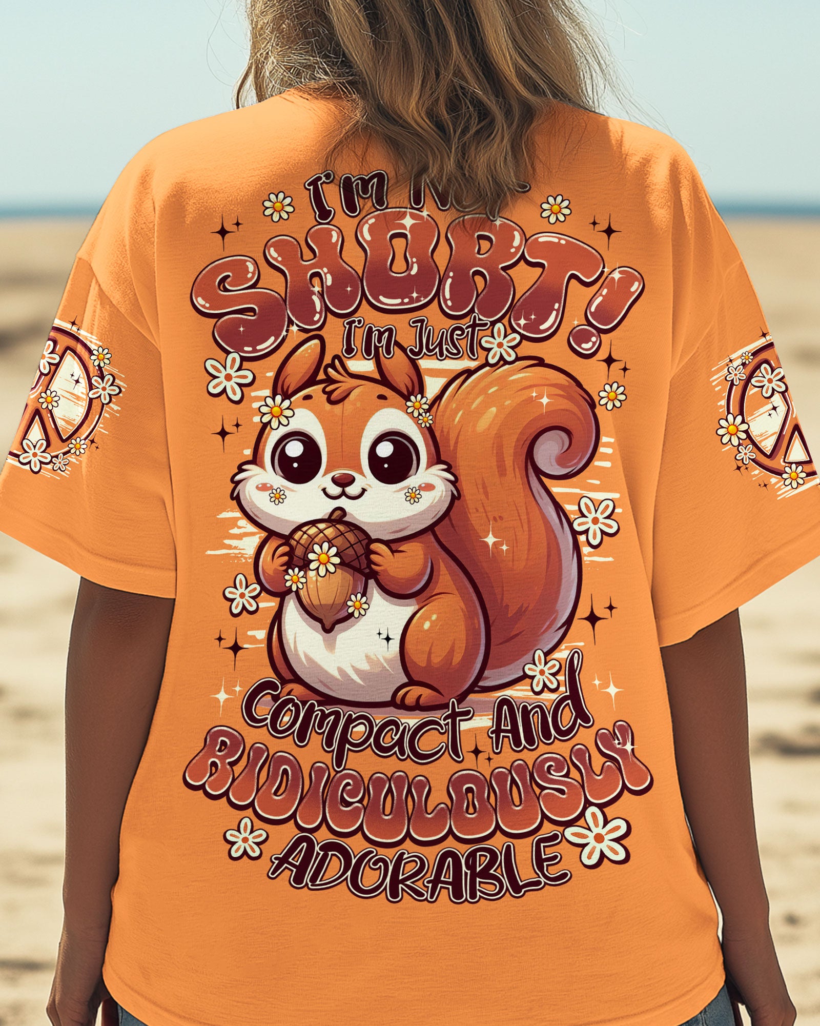I'M NOT SHORT SQUIRREL ALL OVER PRINT - TY2008251