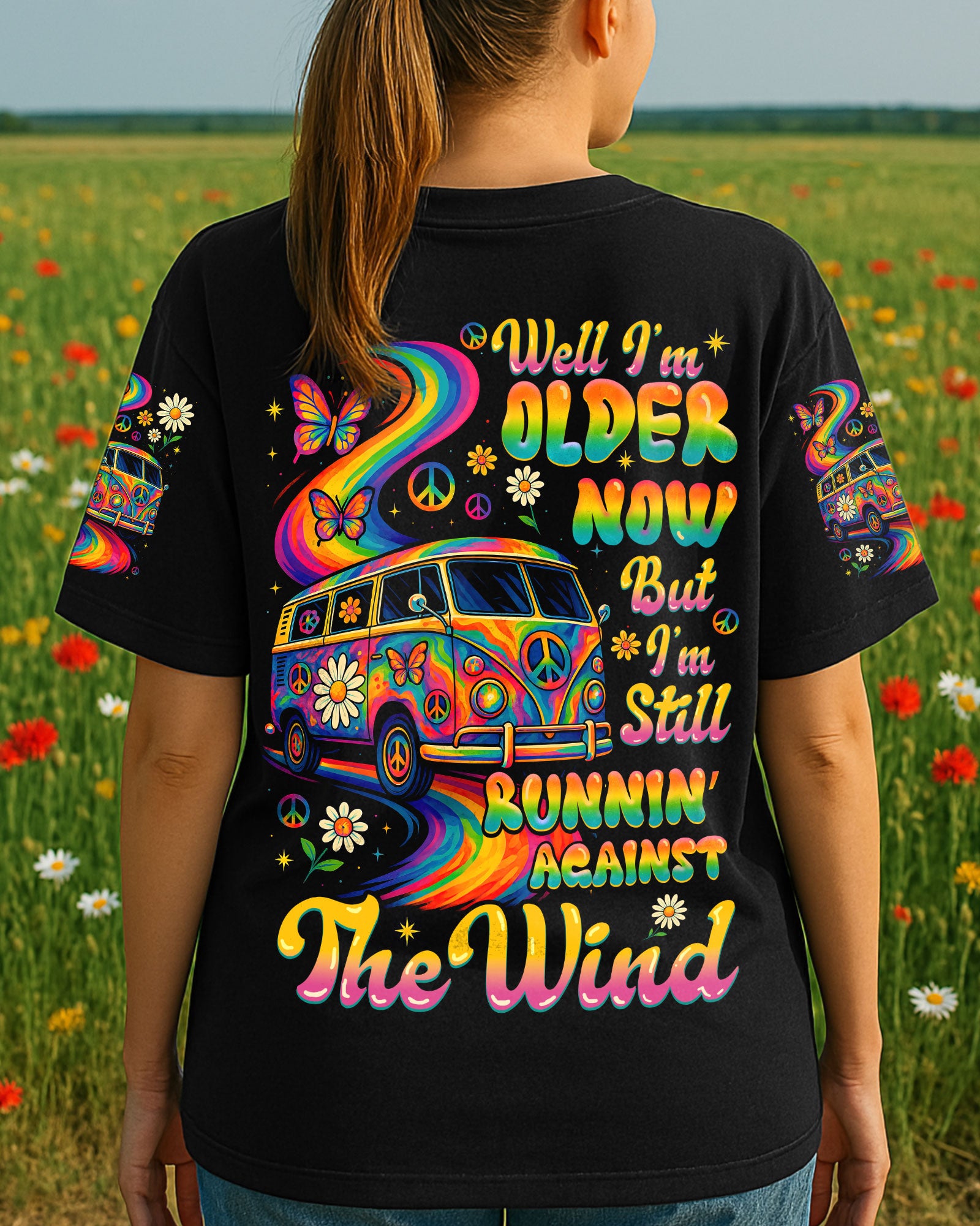 RUNNING AGAINST THE WIND ALL OVER PRINT - TYQY1407251