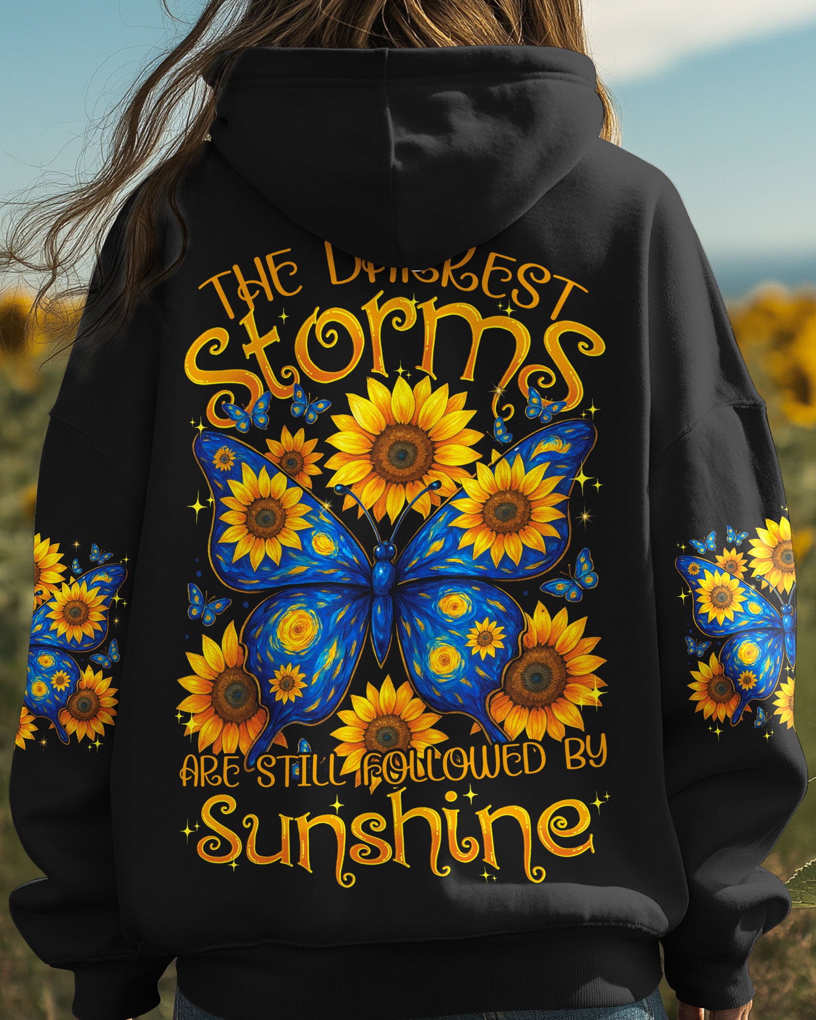 THE DARKEST STORMS ARE STILL FOLLOWED BY SUNSHINE BUTTERFLY ALL OVER PRINT - TY0210251