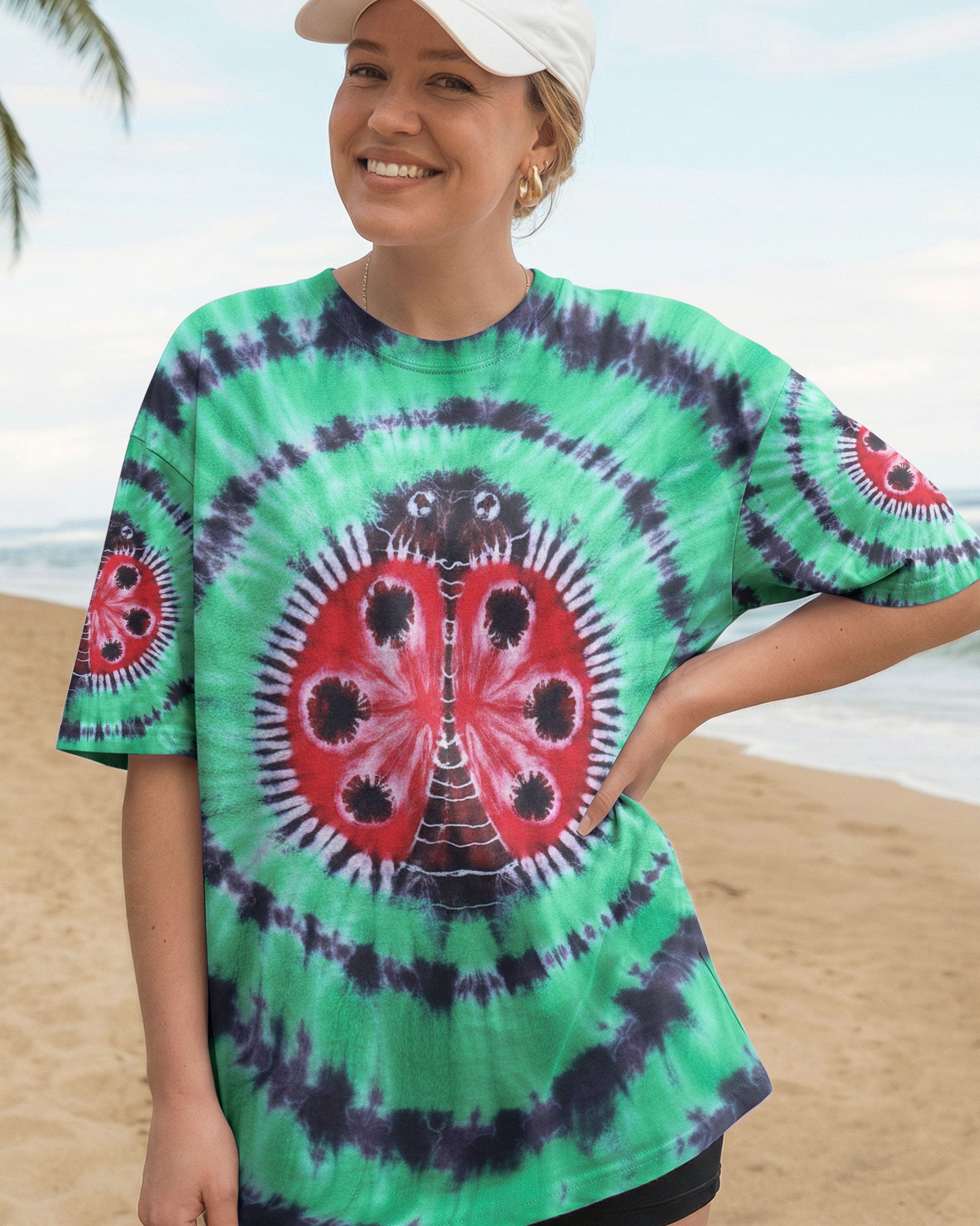 GREEN AURA LADYBUG ALL OVER PRINT - TY0501261