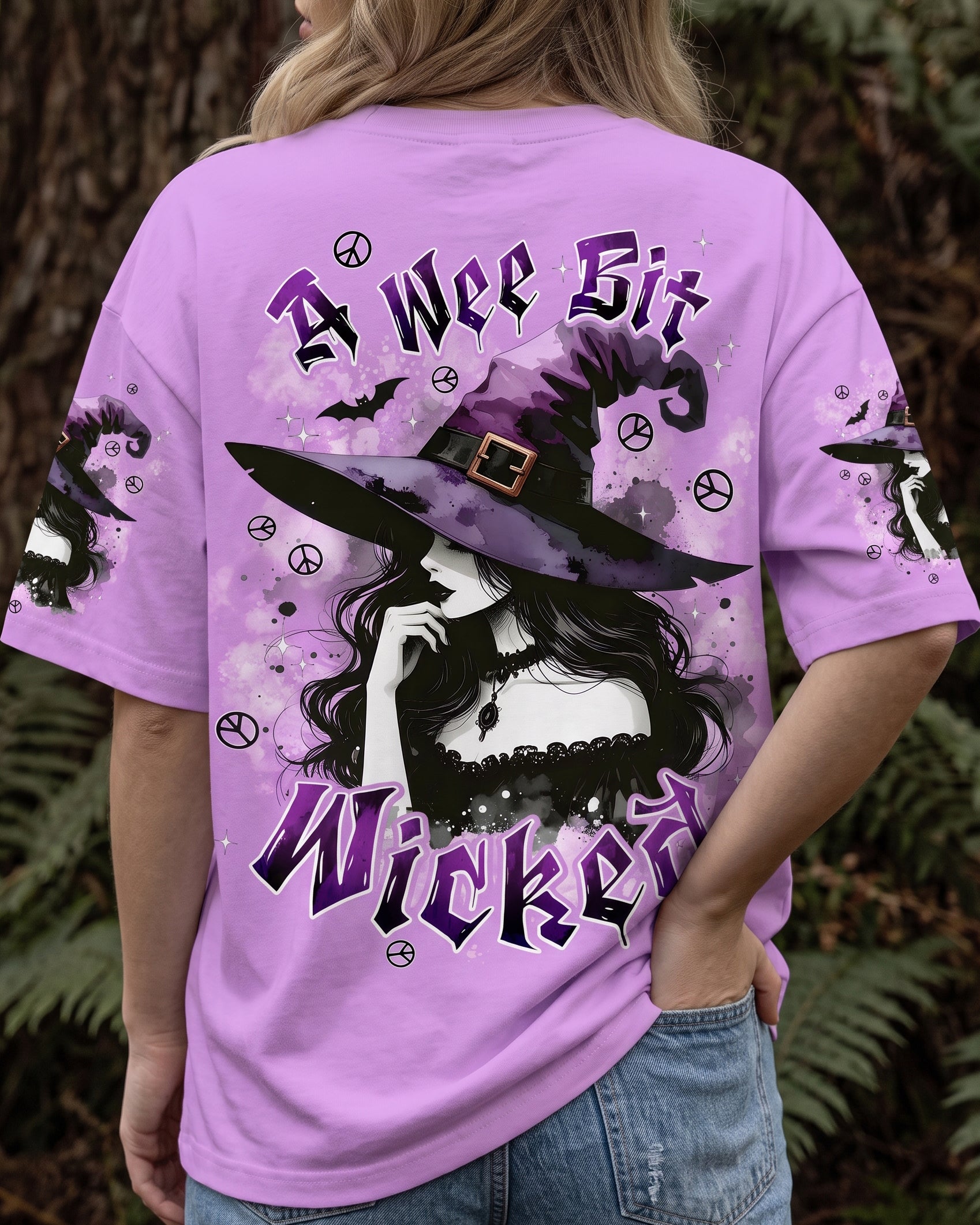A WEE BIT WICKED HALLOWEEN ALL OVER PRINT - TYPQ2507261