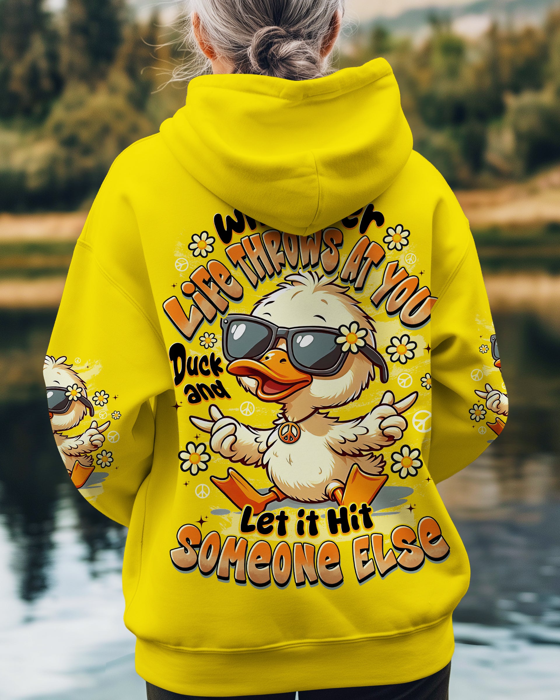 WHATEVER LIFE THROWS AT YOU DUCK ALL OVER PRINT - TYTD2908253