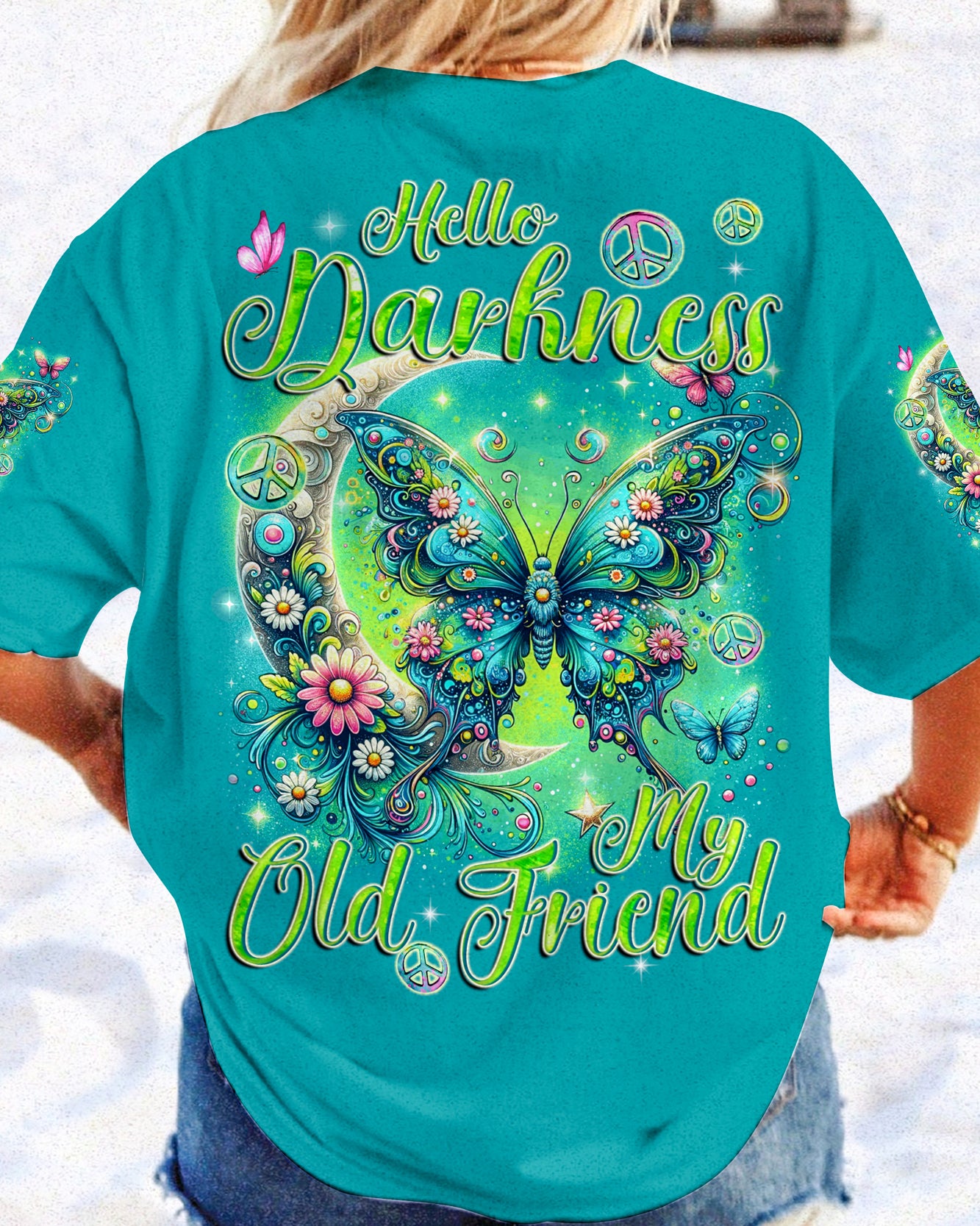HELLO DARKNESS MY OLD FRIEND BUTTERFLY ALL OVER PRINT - TYQY2311234
