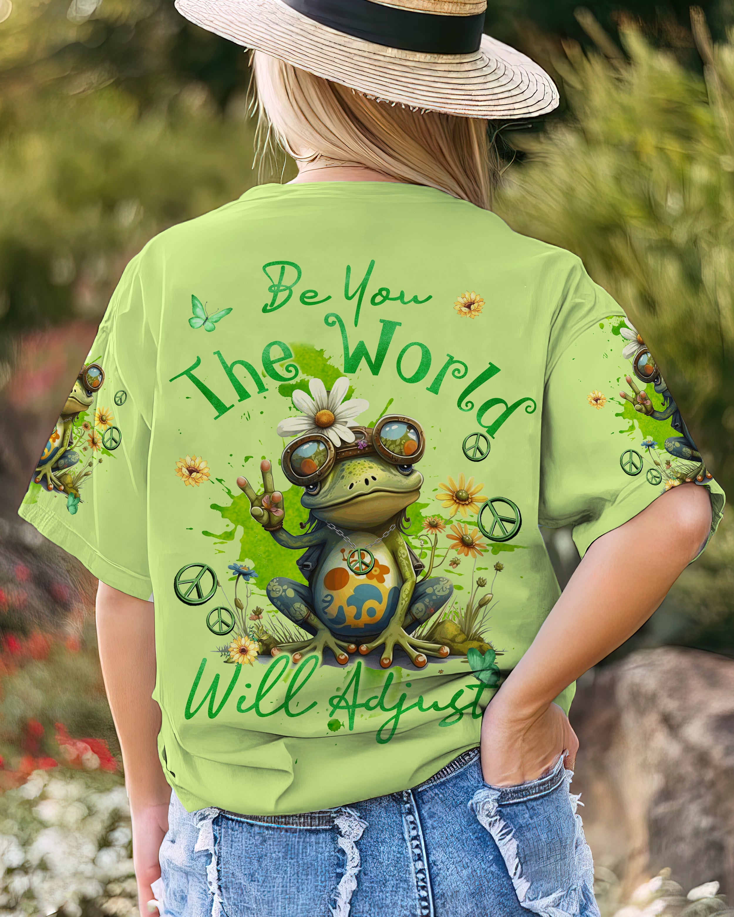 BE YOU THE WORLD WILL ADJUST ALL OVER PRINT - TYQY2408232