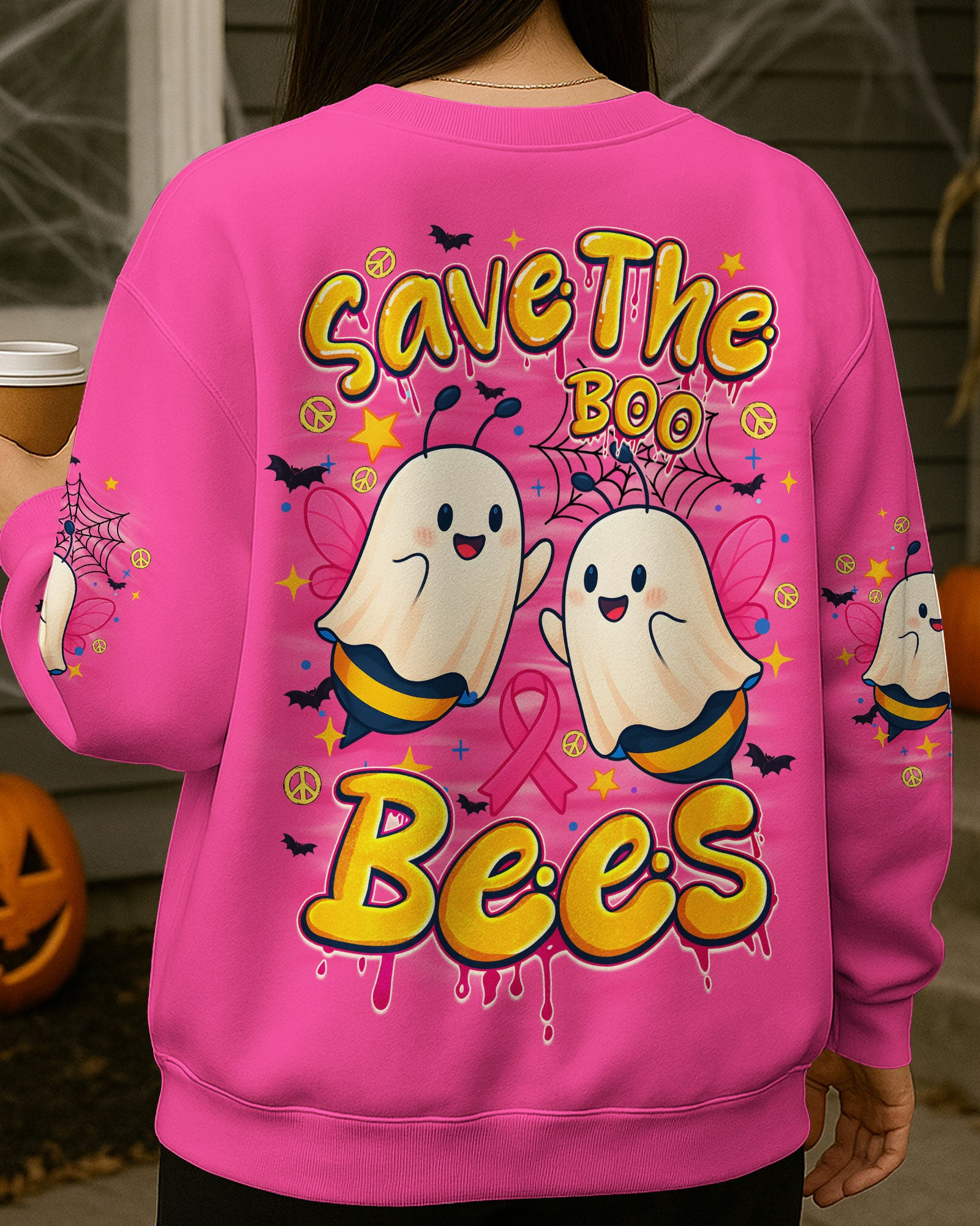 SAVE THE BOO BEES HALLOWEEN ALL OVER PRINT - TYQY2407253