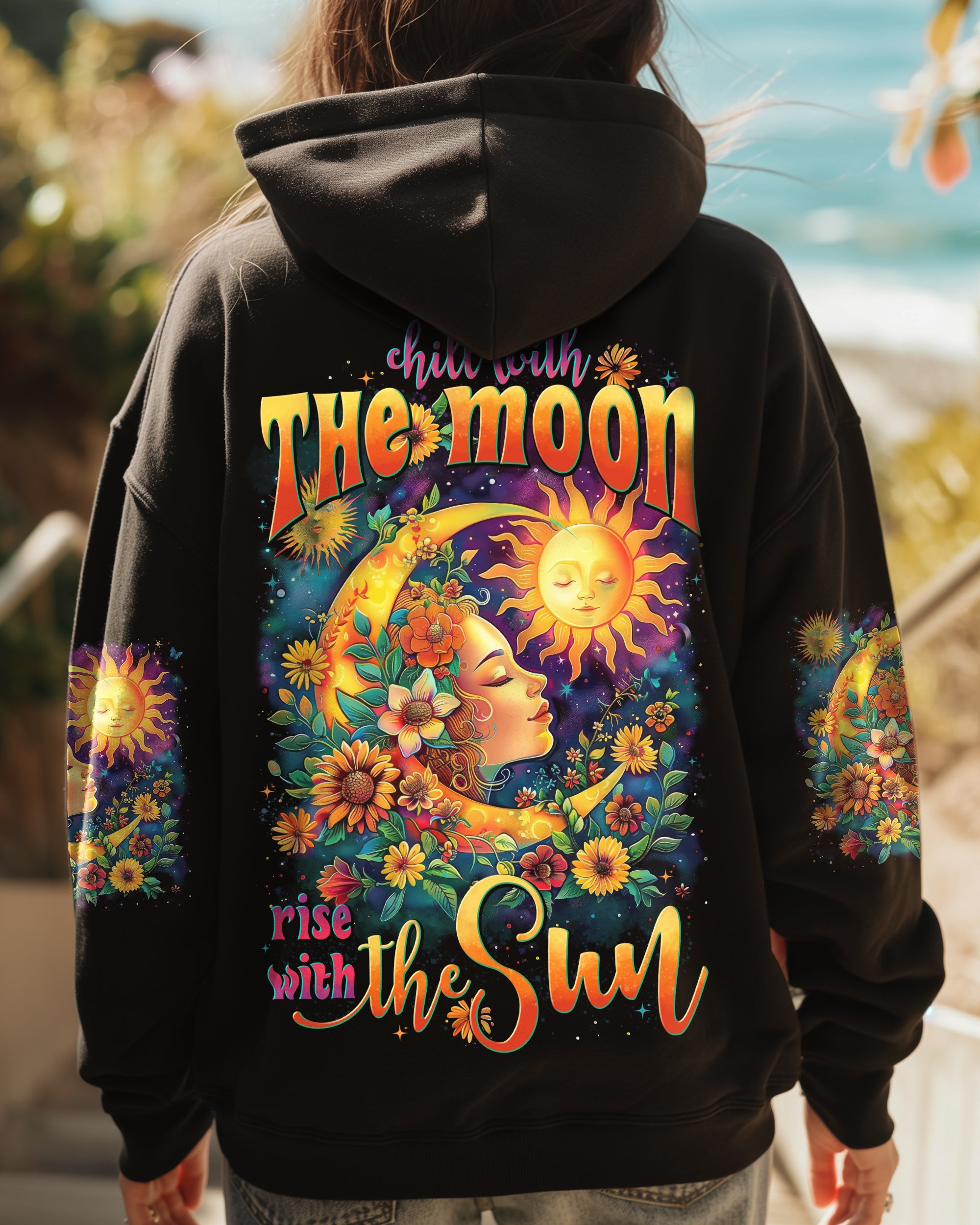 CHILL WITH THE MOON ALL OVER PRINT - TYTD0906252