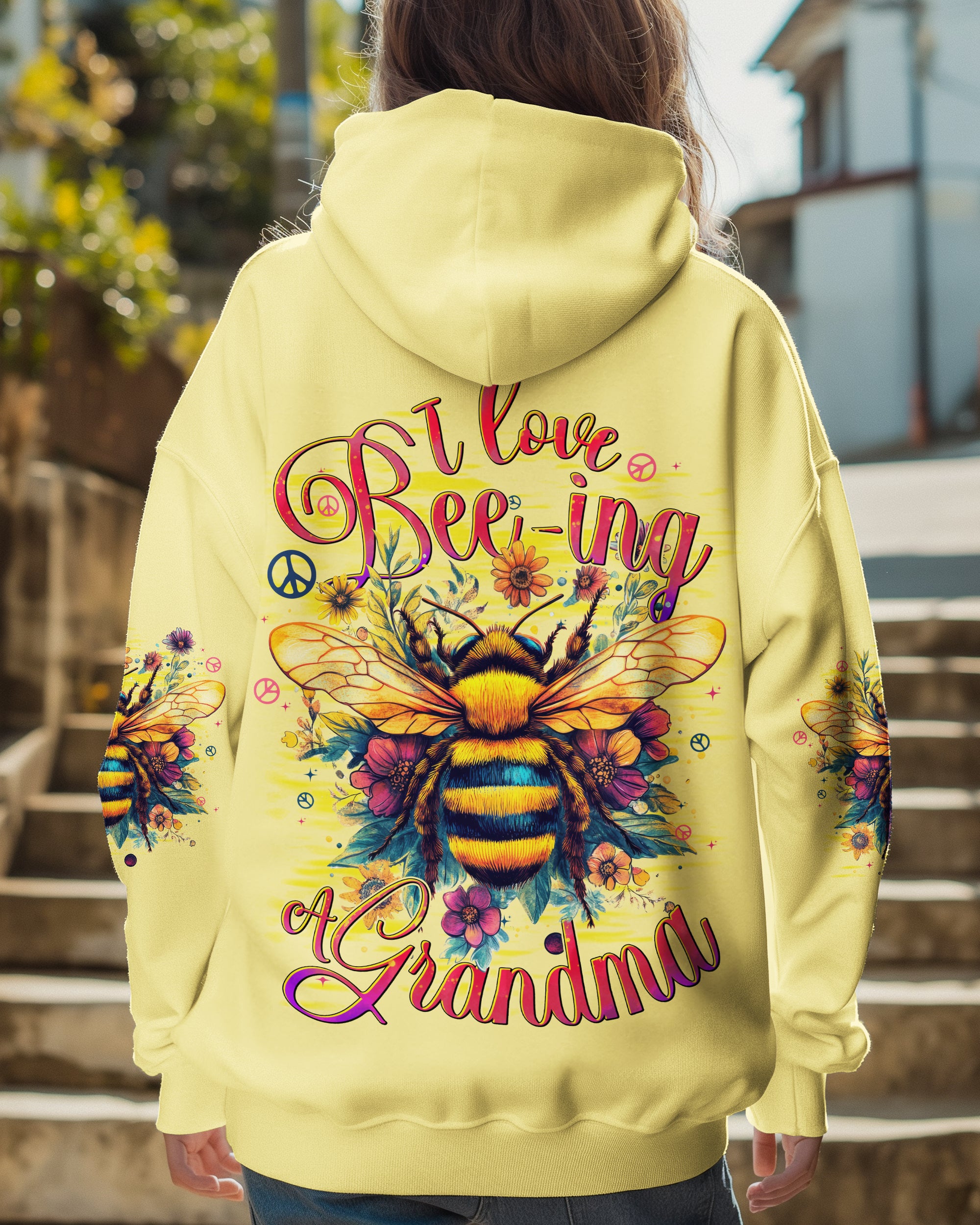 I LOVE BEE-ING A GRANDMA ALL OVER PRINT - TYTD1606252