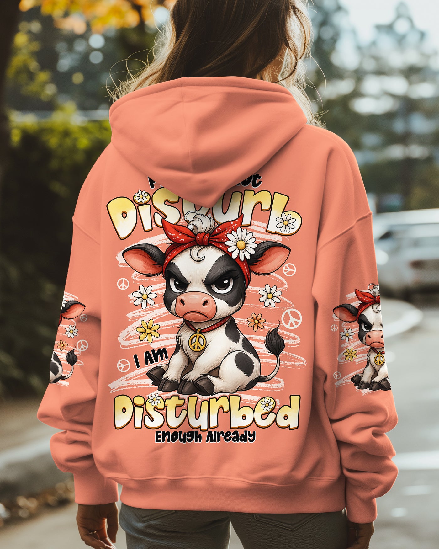 PLEASE DO NOT DISTURB COW ALL OVER PRINT - TYTD1809252