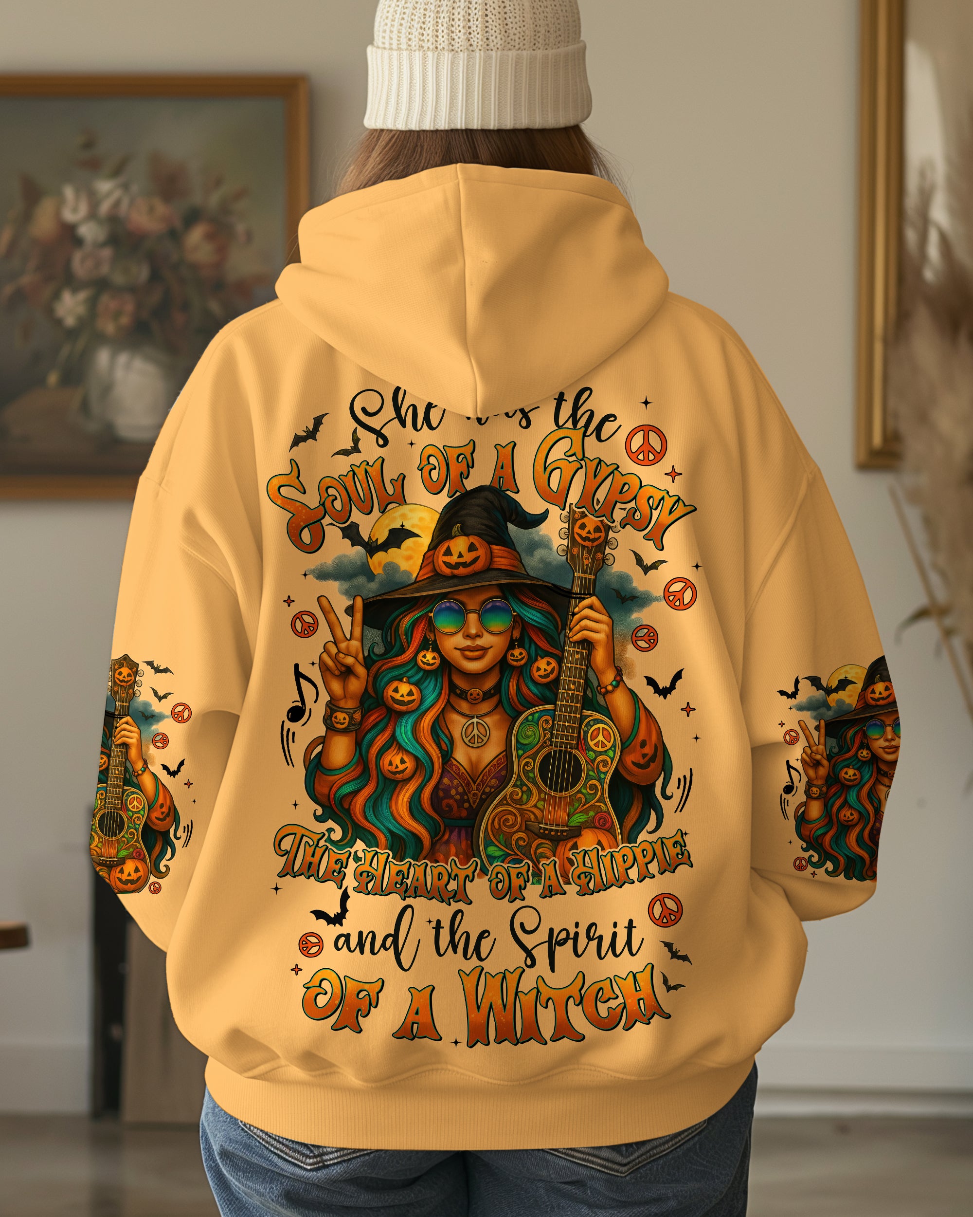 SPIRIT OF A WITCH HALLOWEEN HIPPIE ALL OVER PRINT - TYTD1906252