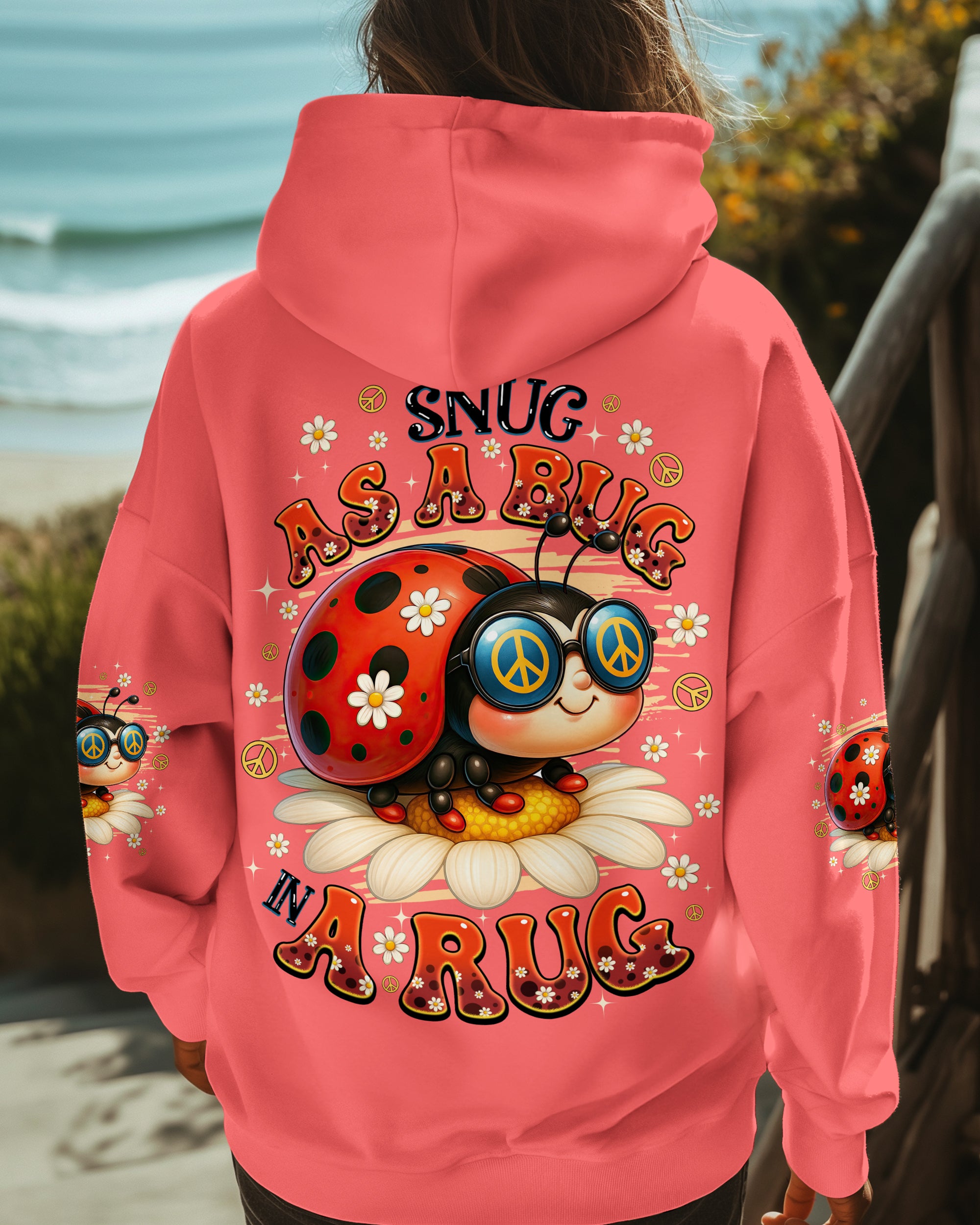 SNUG AS A BUG IN A RUG LADYBUG ALL OVER PRINT - TYQY2706251