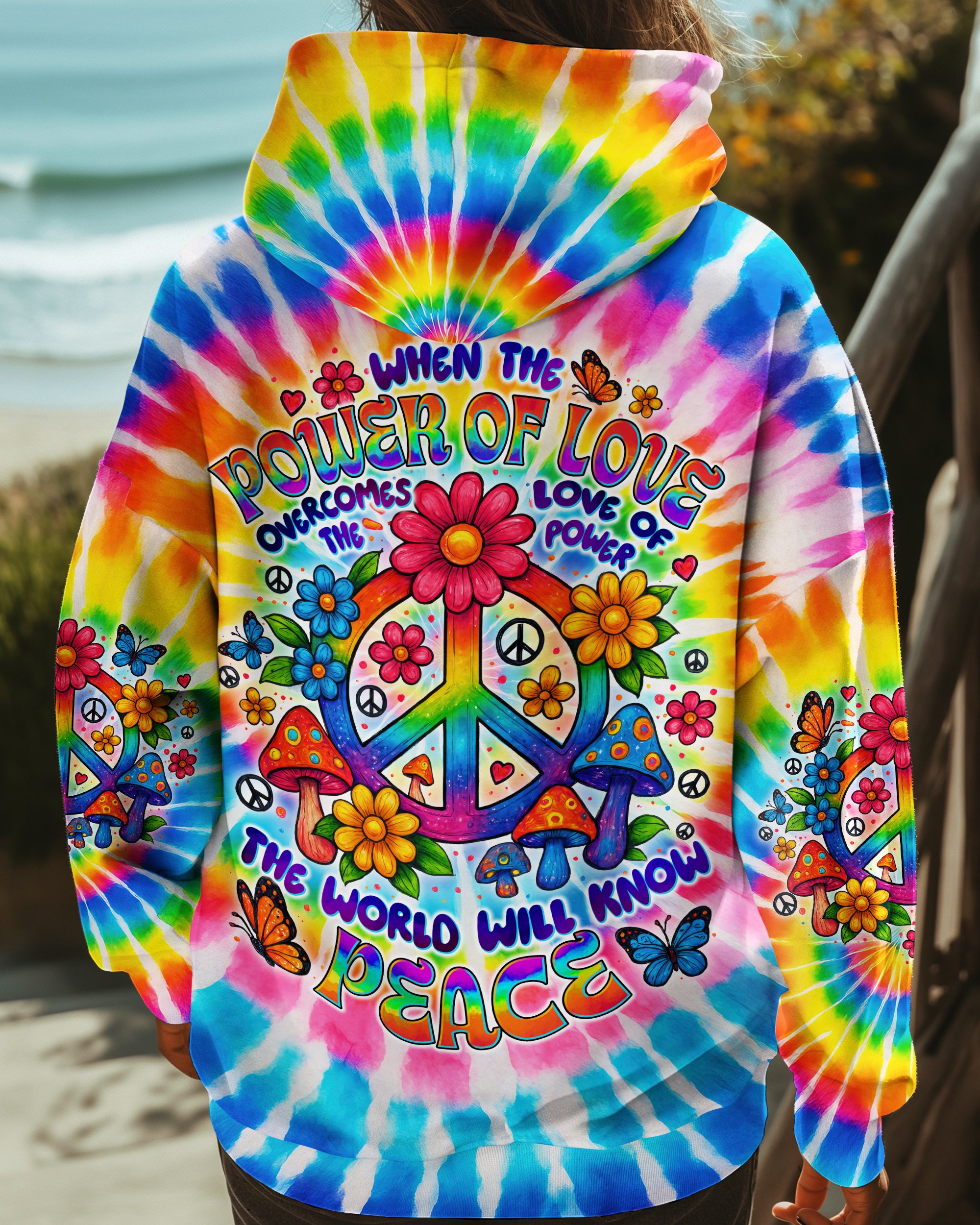 THE WORLD WILL KNOW PEACE ALL OVER PRINT - TYTD0406253
