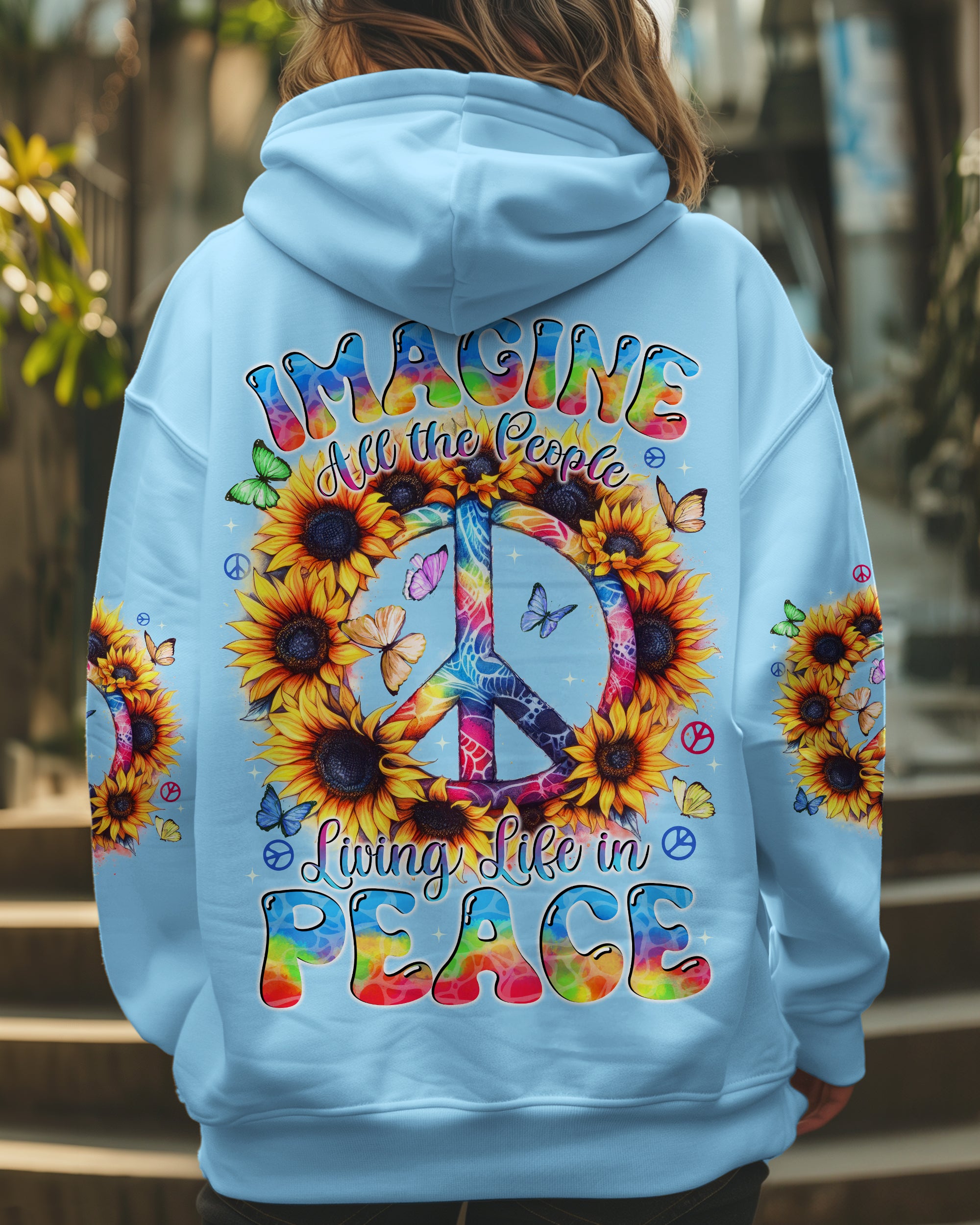 IMAGINE ALL THE PEOPLE LIVING LIFE IN PEACE ALL OVER PRINT - TYTD1806251