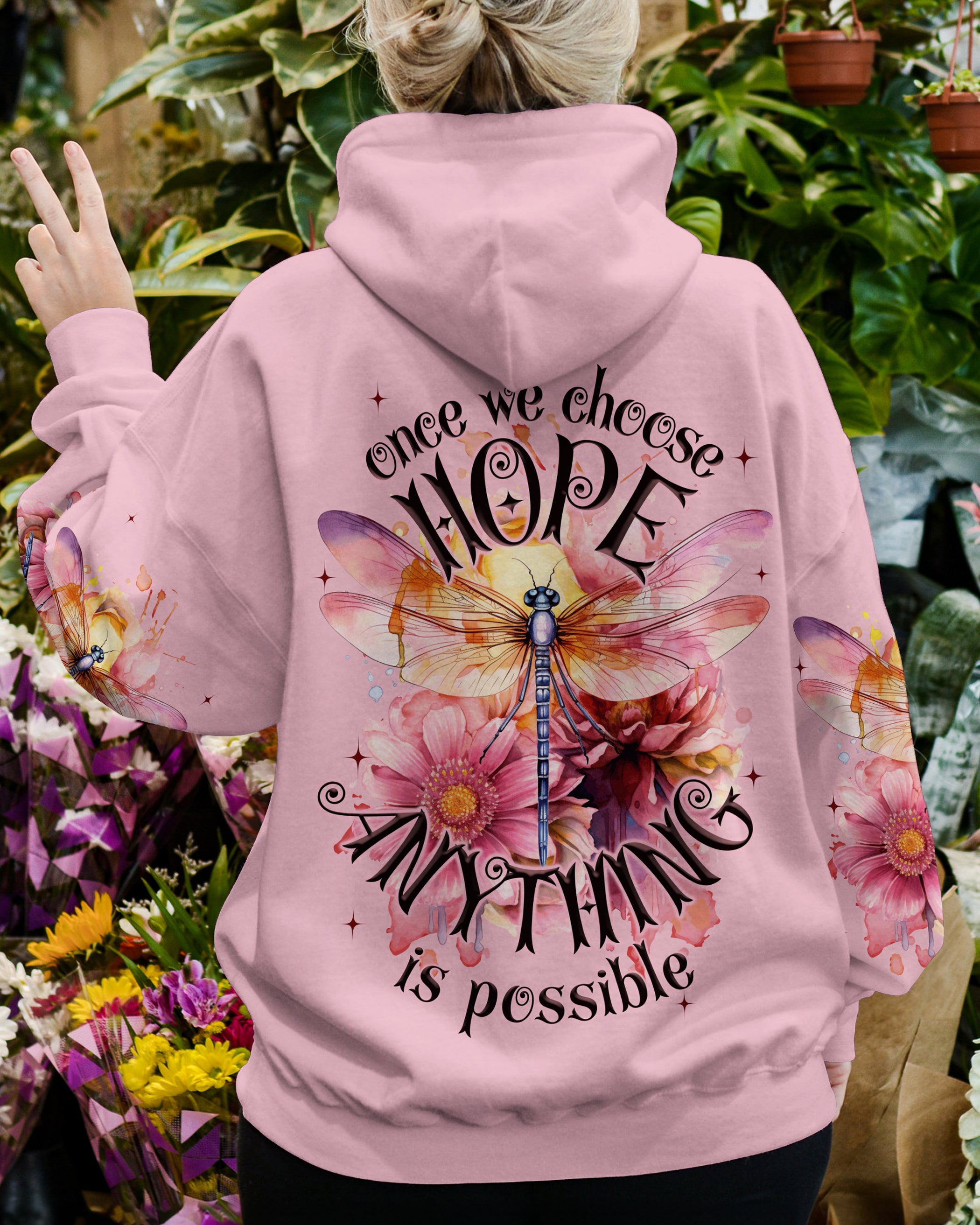 ANYTHING IS POSSIBLE DRAGONFLY ALL OVER PRINT - TYQY0605231