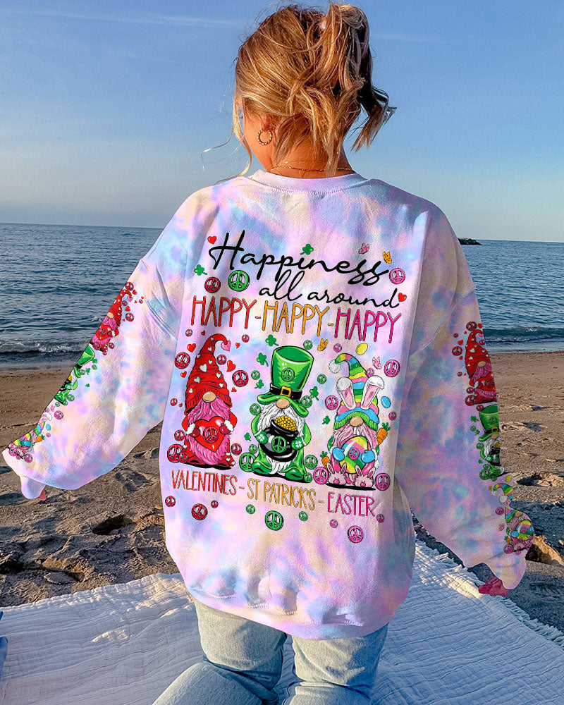 HAPPINESS ALL AROUND GNOMIE ALL OVER PRINT - TY2612231