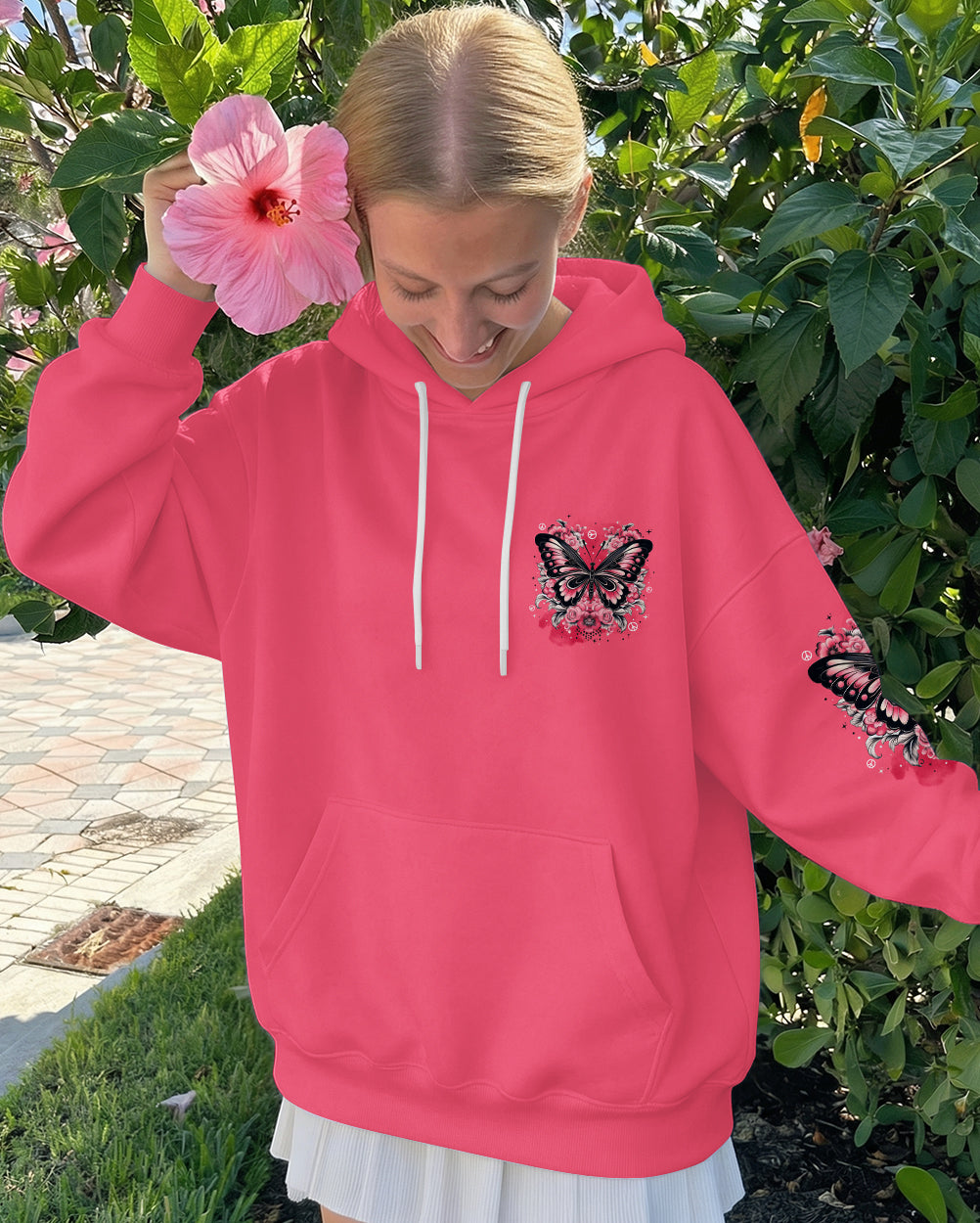 WHISPER WORDS OF WISDOM LET IT BE BUTTERFLY ALL OVER PRINT - TYTD0501261