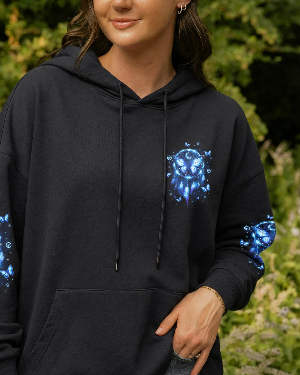 DREAM BIG STAY WILD BUTTERFLY ALL OVER PRINT  - TYTD0602251