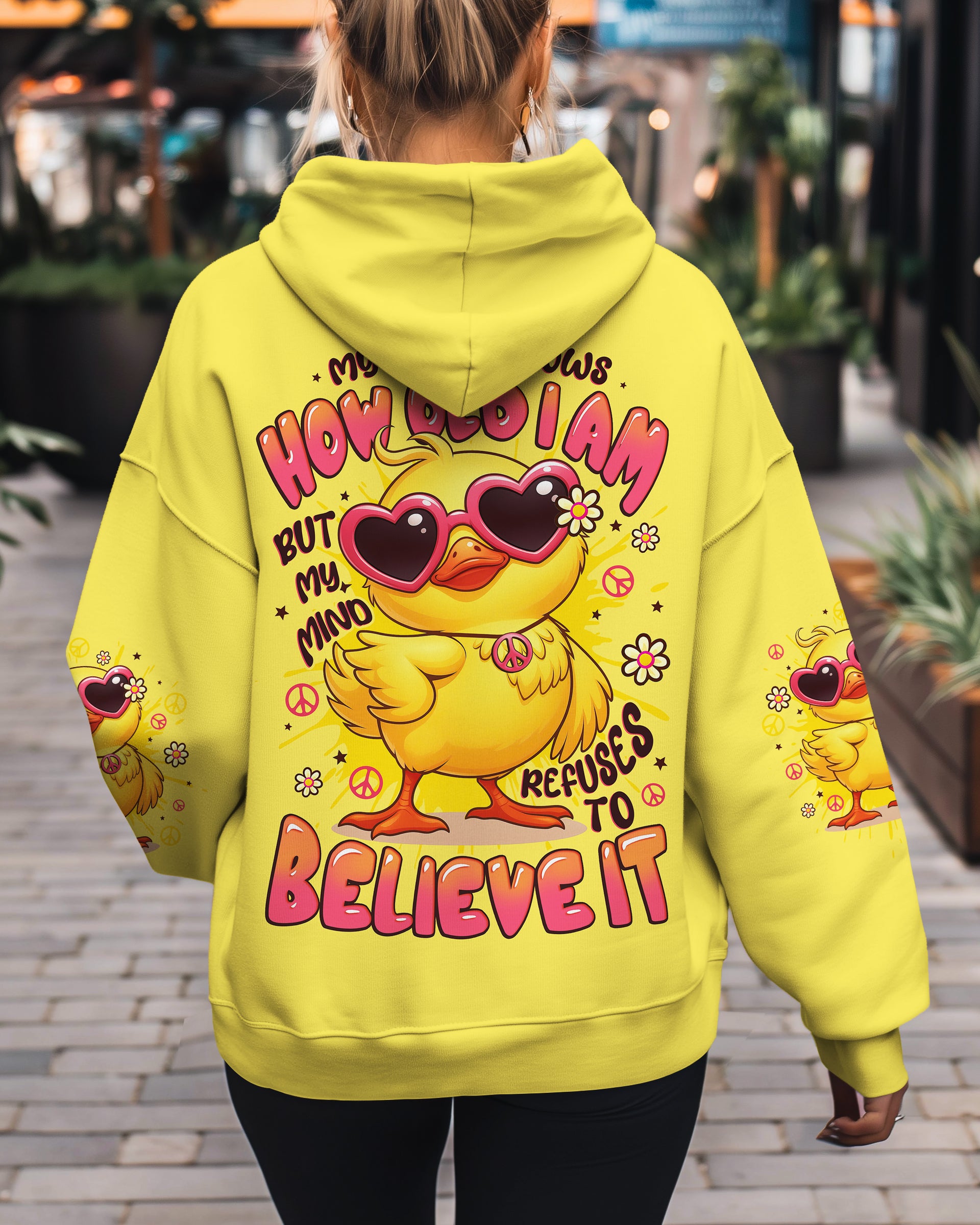 MY BODY KNOWS HOW OLD I AM DUCK ALL OVER PRINT - TYTD2508254