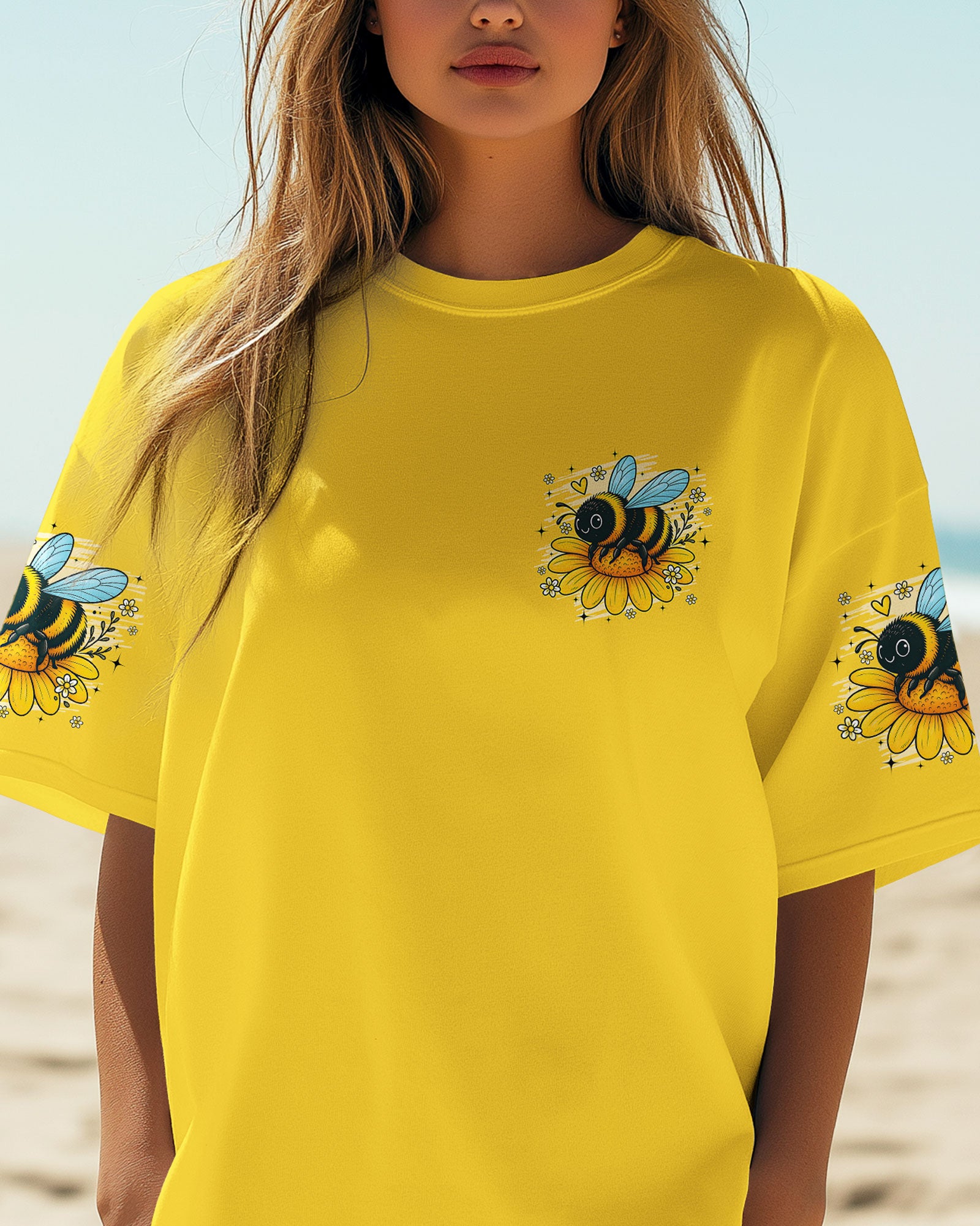 BEE YOU THE WORLD WILL ADJUST ALL OVER PRINT - TYQY1207251