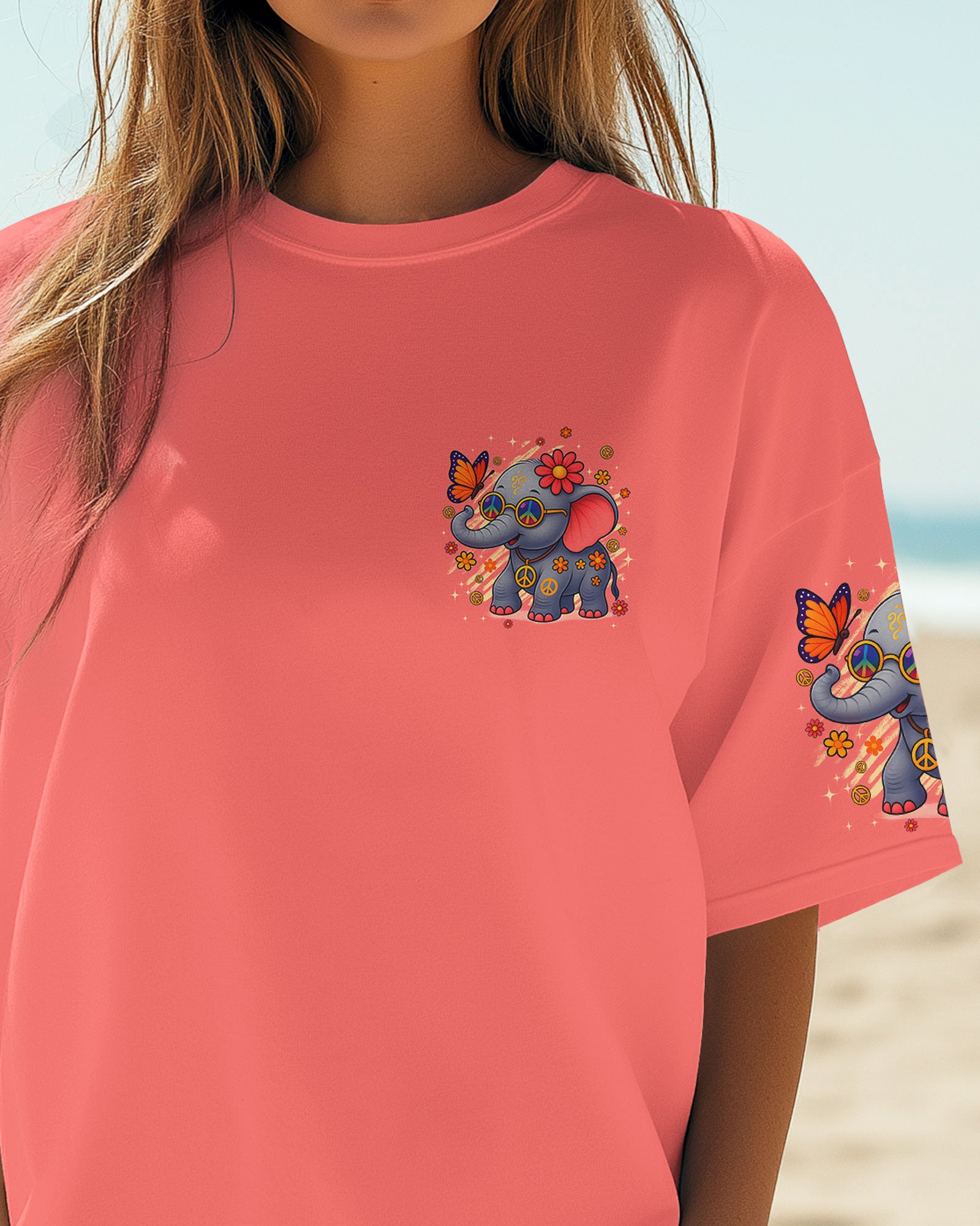 IN A WORLD WHERE YOU CAN BE ANYTHING BE KIND ELEPHANT ALL OVER PRINT - TYQY2507253