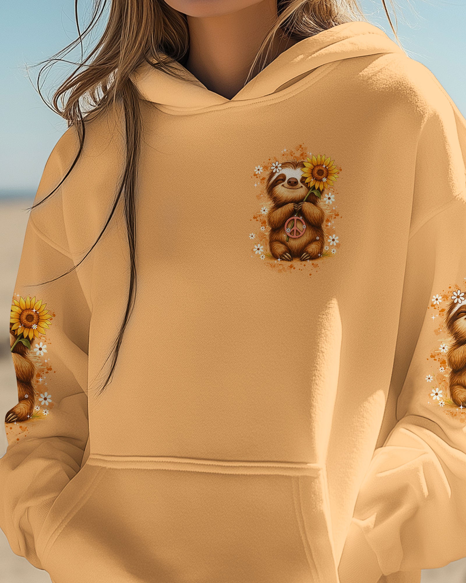 WHISPER WORDS OF WISDOM LET IT BE SLOTH ALL OVER PRINT - TY0609251