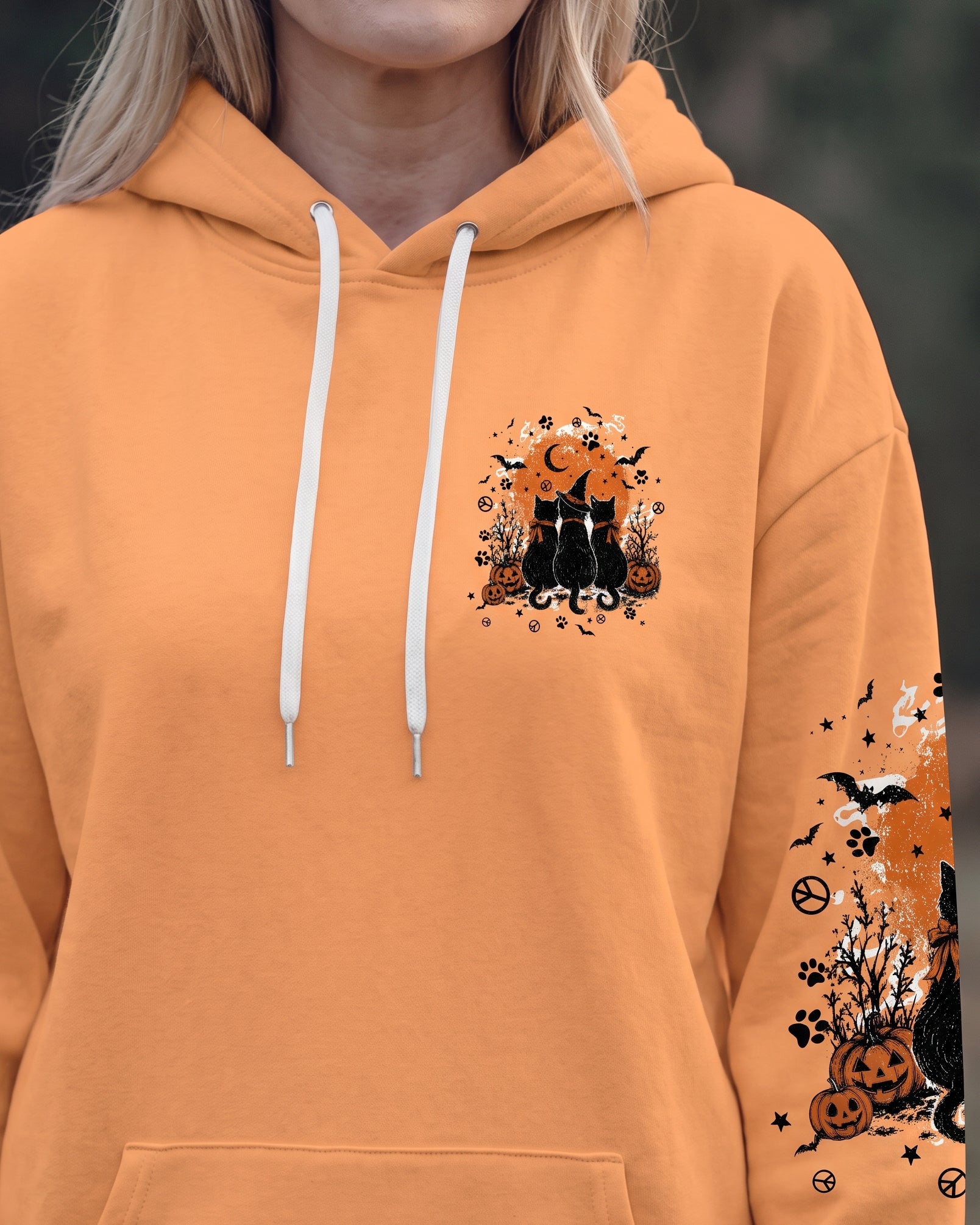 A WEE BIT WICKED CATS HALLOWEEN ALL OVER PRINT - TYPQ2807263