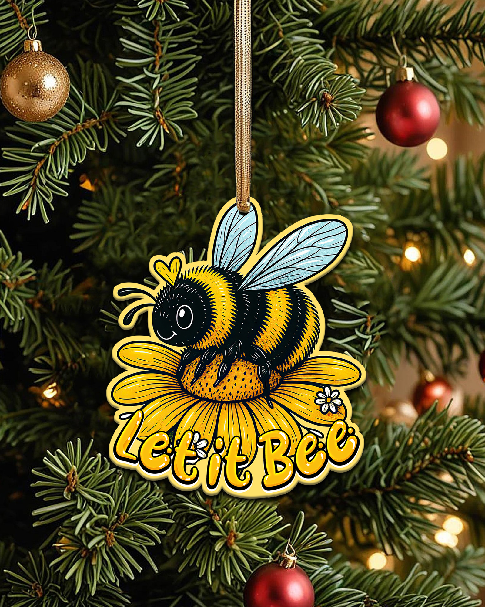 LET IT BEE ORNAMENT KEYCHAIN - TYQY0107253