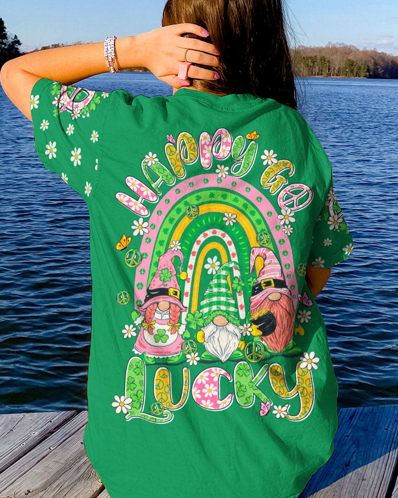 HAPPY GO LUCKY GNOMIES PATRICK'S DAY ALL OVER PRINT - TY2301241