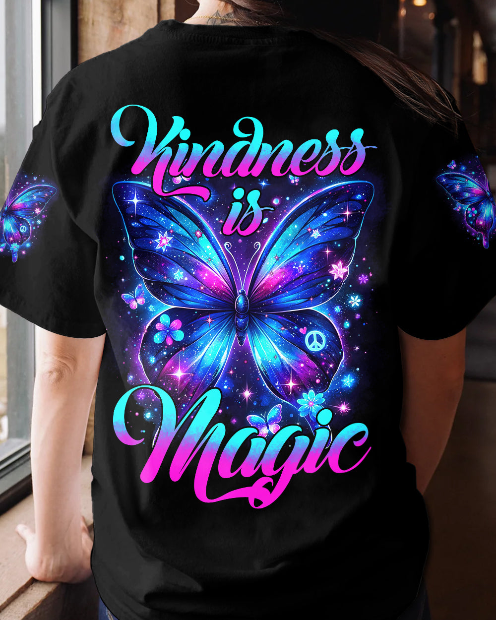 KINDNESS IS MAGIC BUTTERFLY ALL OVER PRINT - TYHI0104242