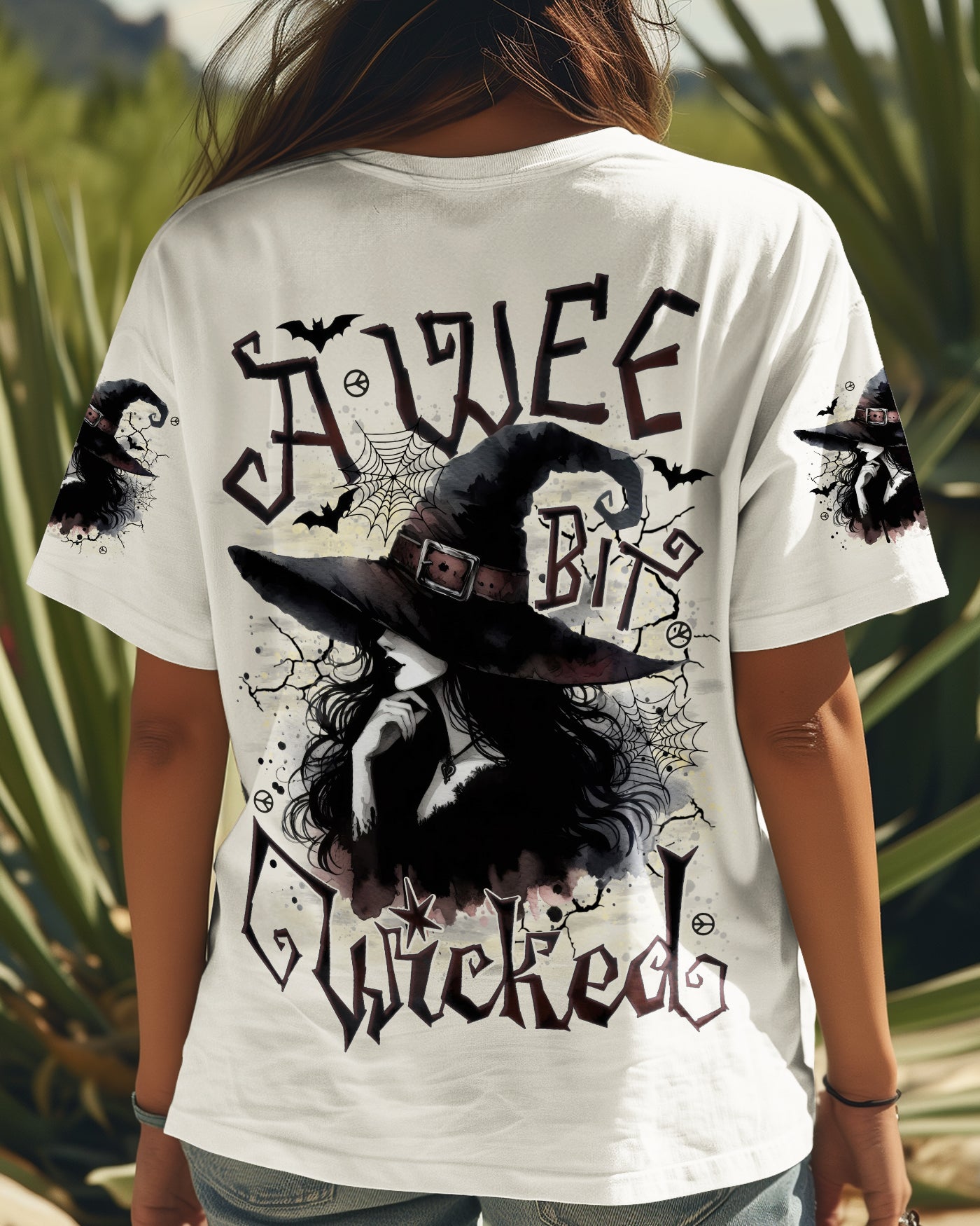 A WEE BIT WICKED HALLOWEEN ALL OVER PRINT - TYTD0606252