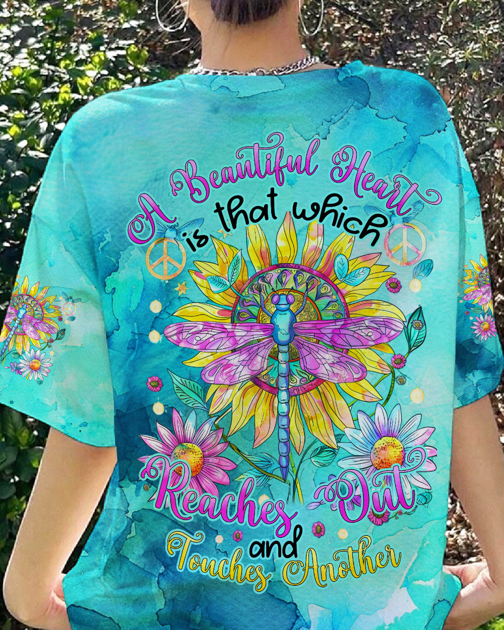 A BEAUTIFUL HEART DRAGONFLY ALL OVER PRINT - TYHI1607242