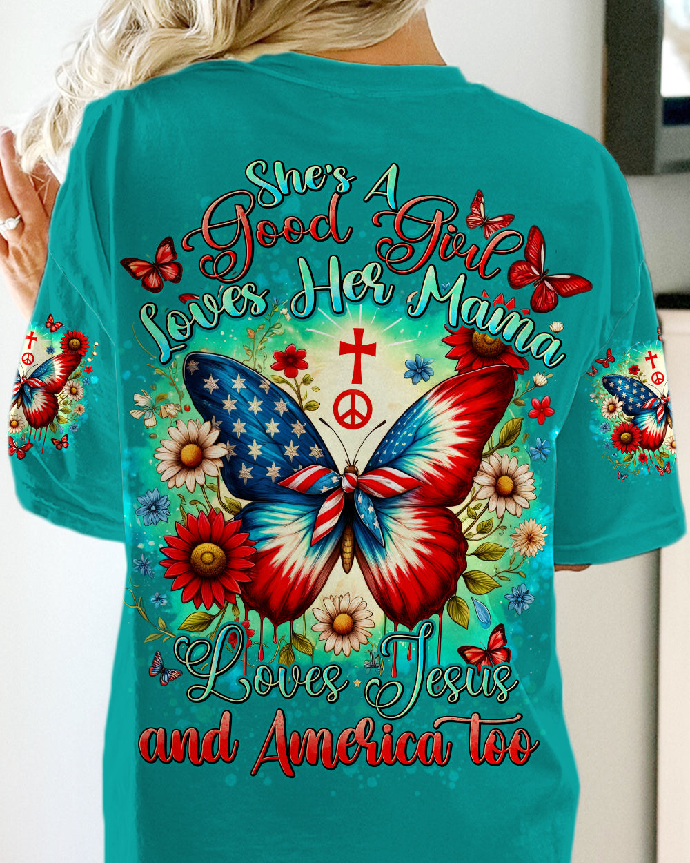 SHE'S A GOOD GIRL ALL OVER PRINT - TYTD0706242